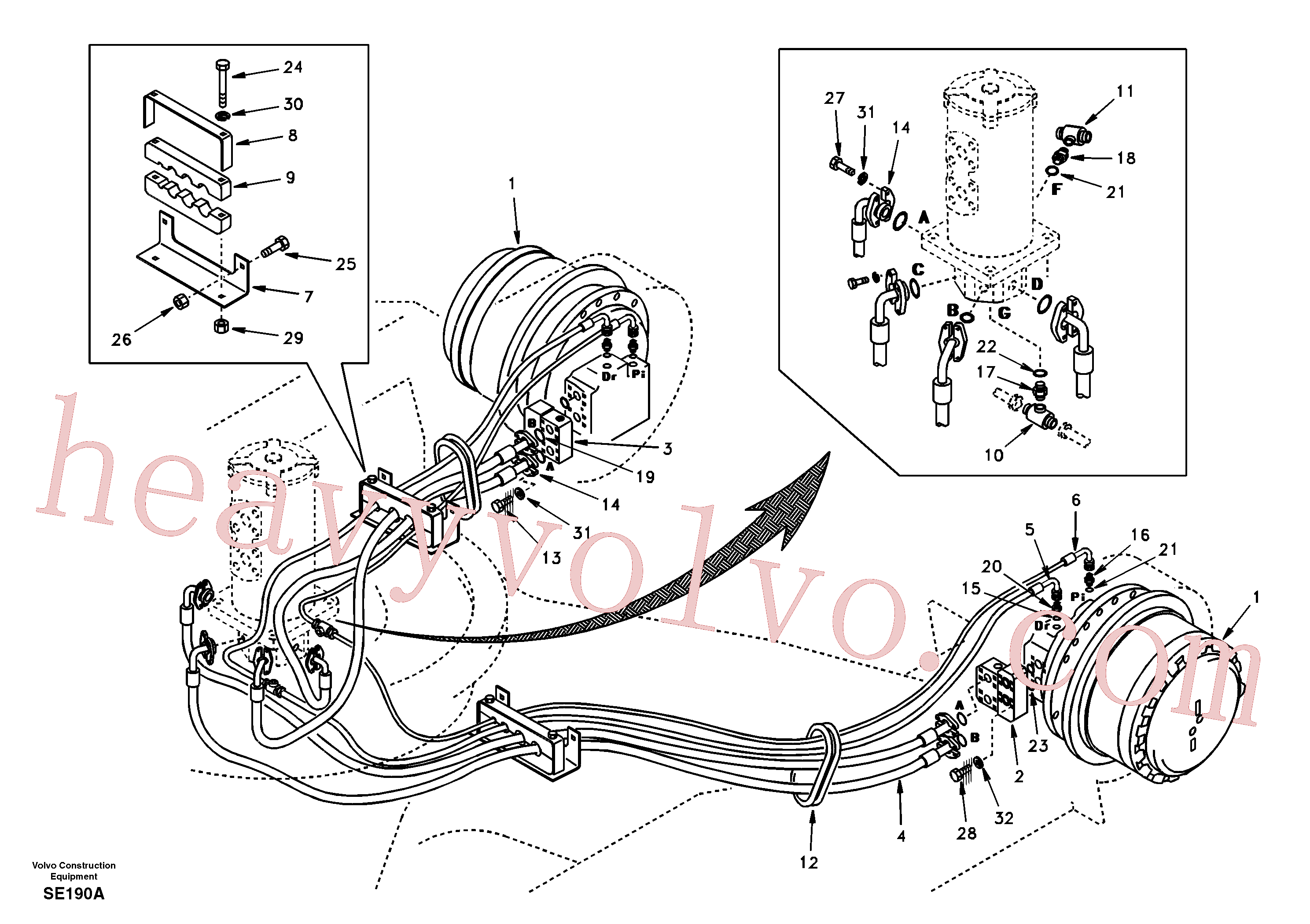 SA9412-11250 Connector for Volvo Excavator Parts