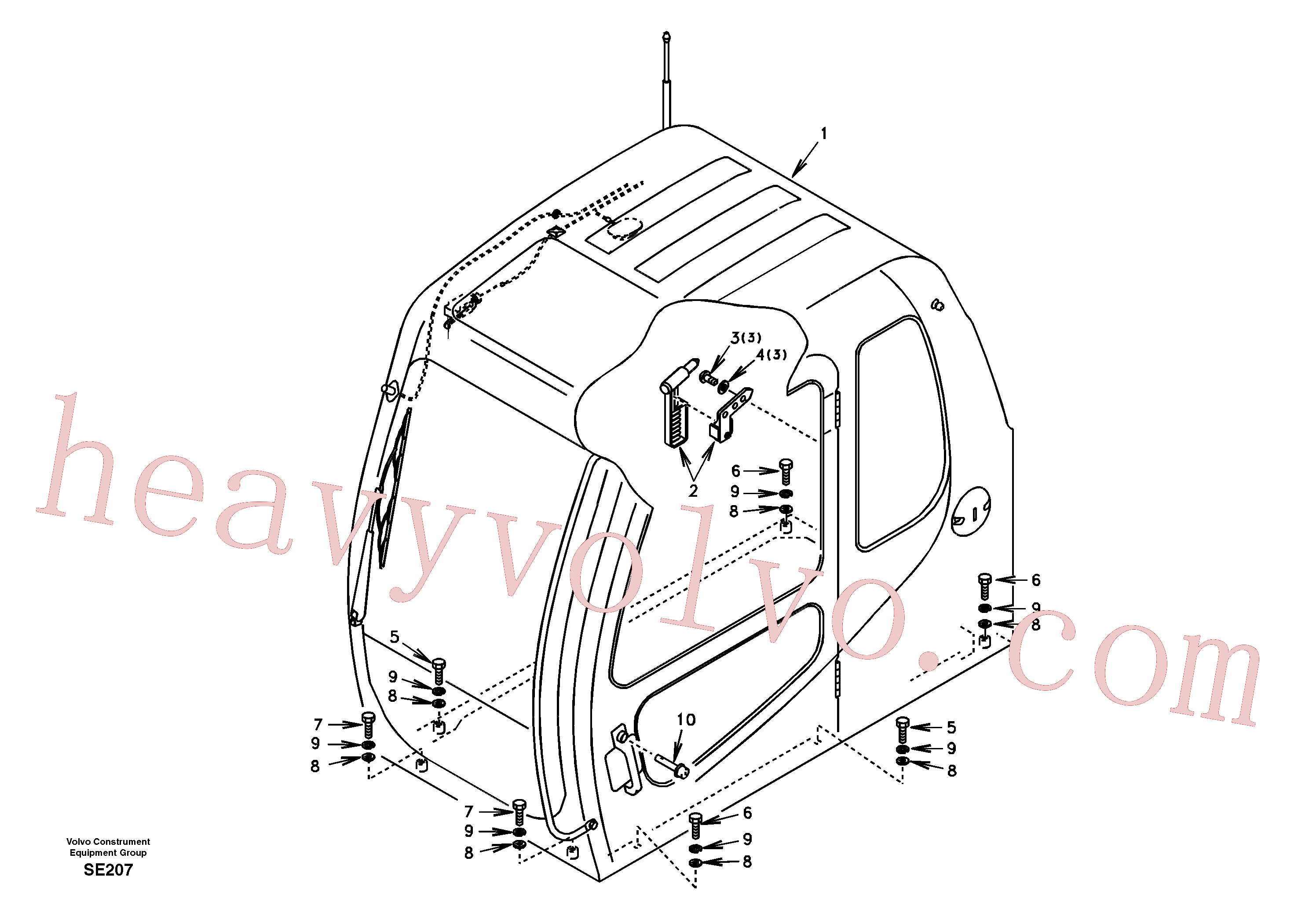 Wholesale SA9011-21621 Hexagon screw for Volvo Excavator