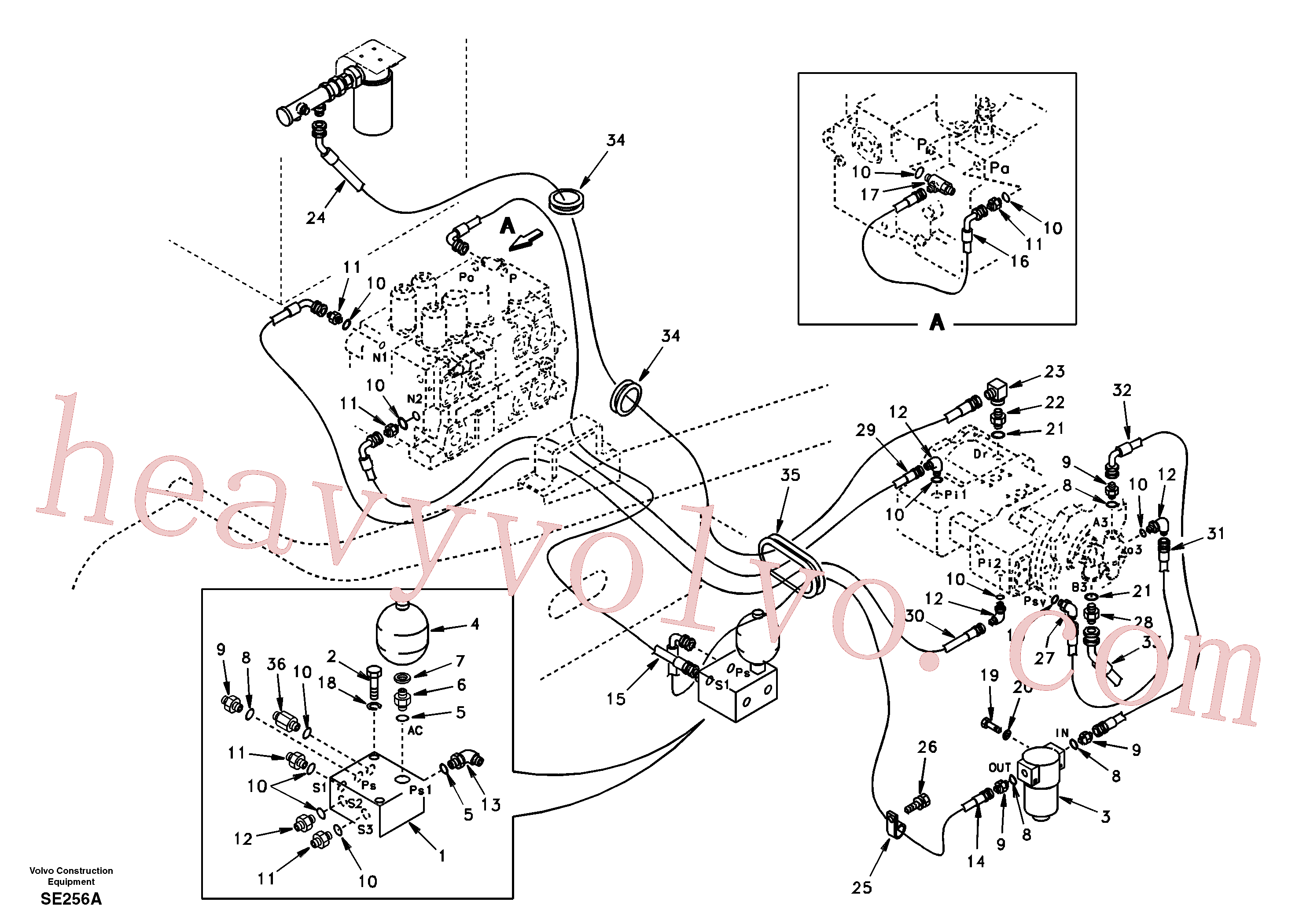 Wholesale SA9412-12150 Connector for Volvo Excavator