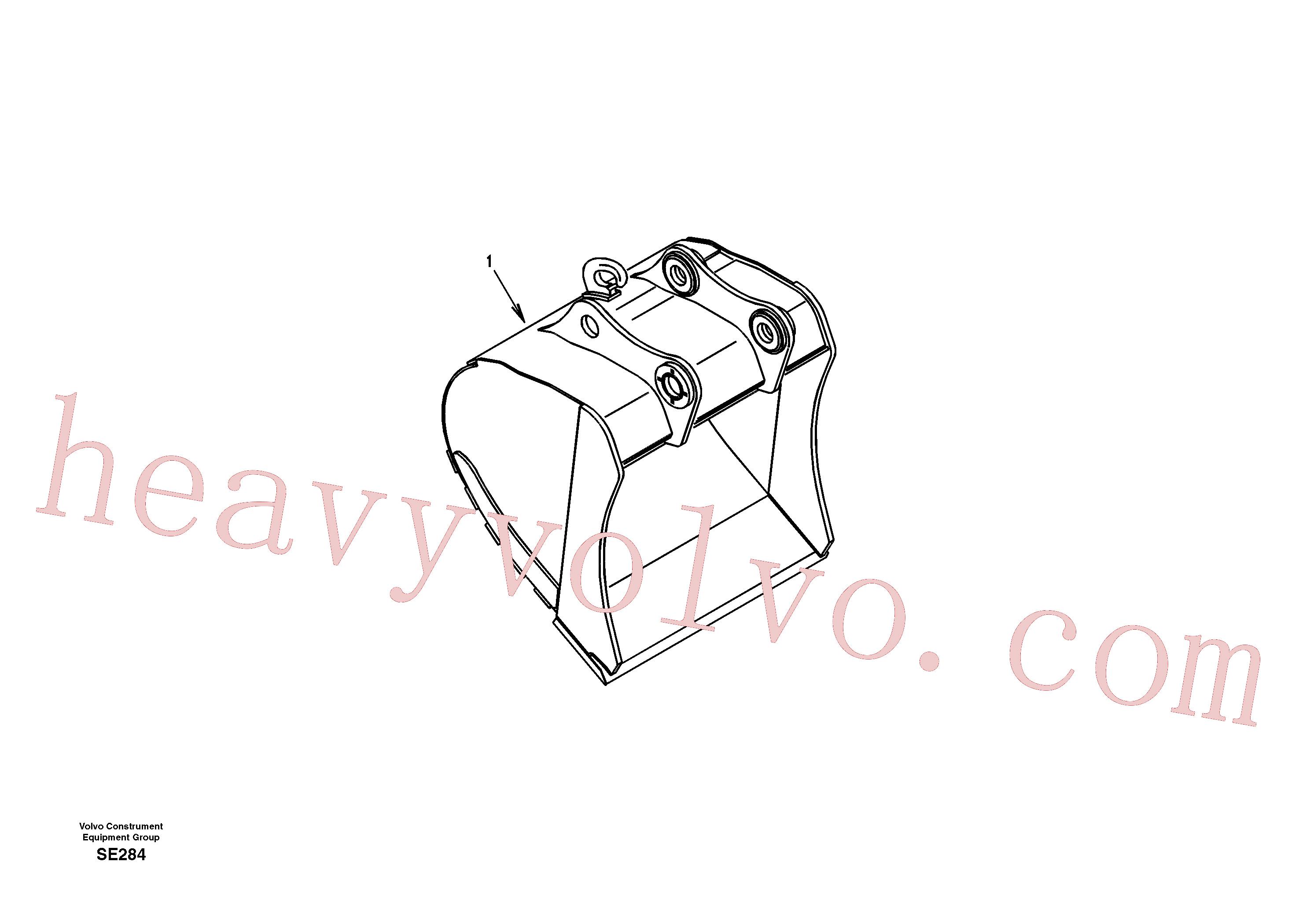 Wholesale SA1171-80820 Bucket for Volvo Excavator