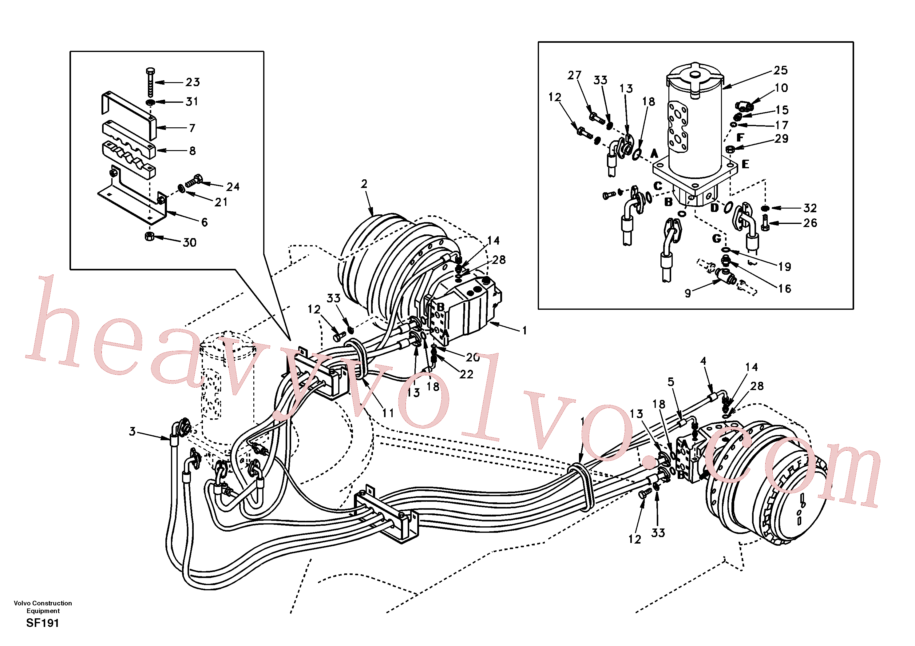 SA1143-01090 Travel motor for Volvo Excavator Parts