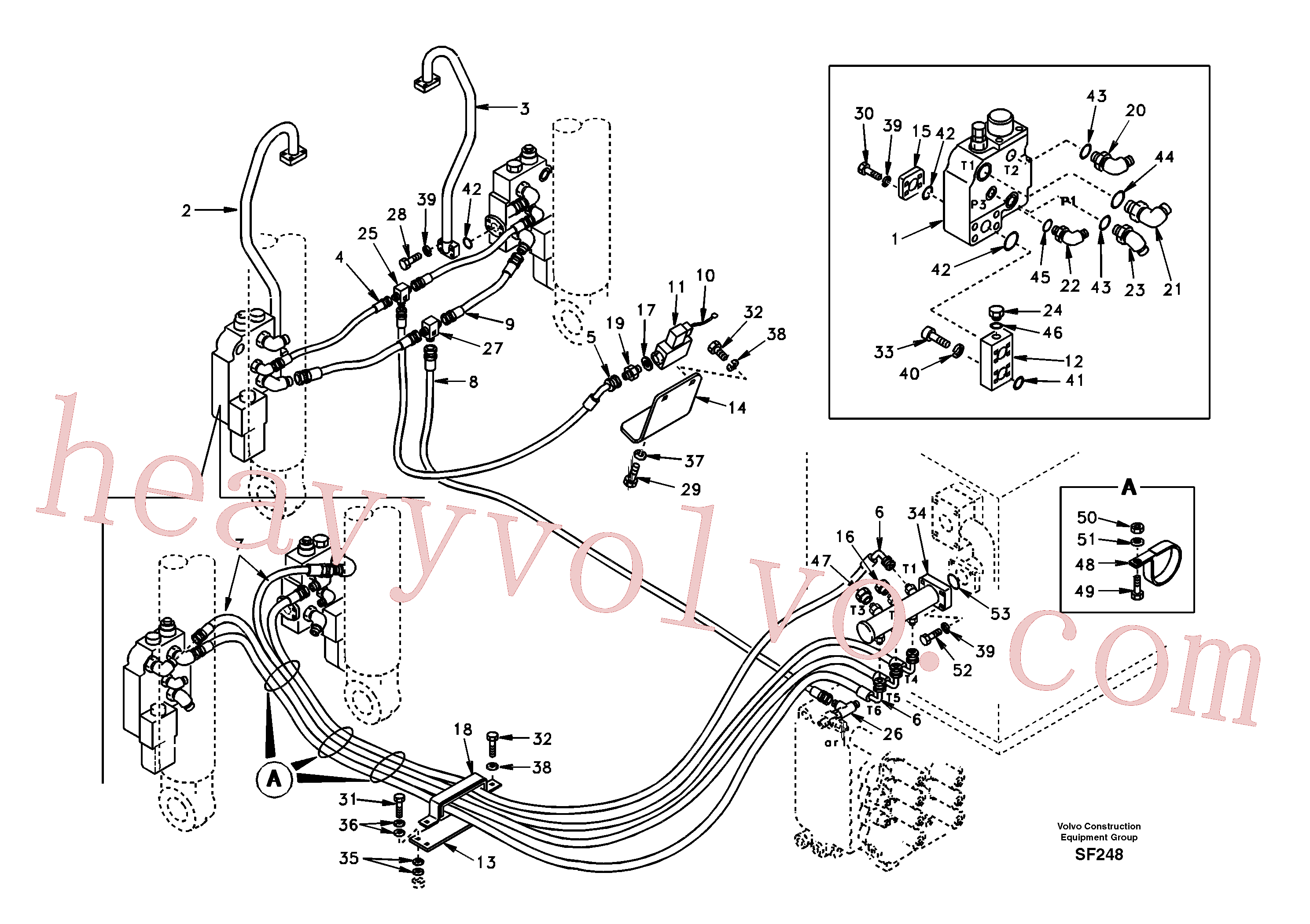 Volvo Assembly SA1174-55390 Valve for sale