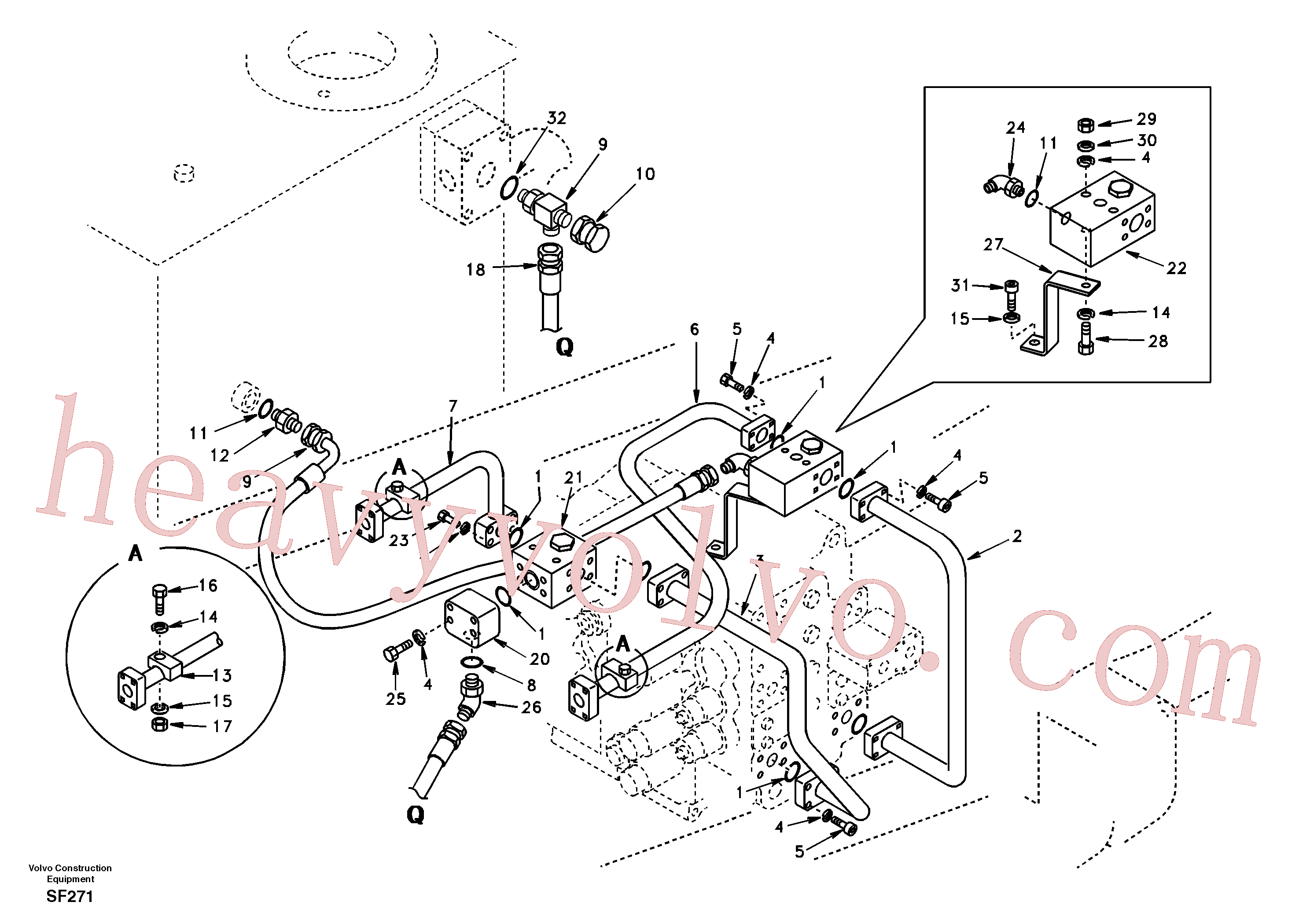 Volvo SA9011-21416 Bolt aftermarket part for sale
