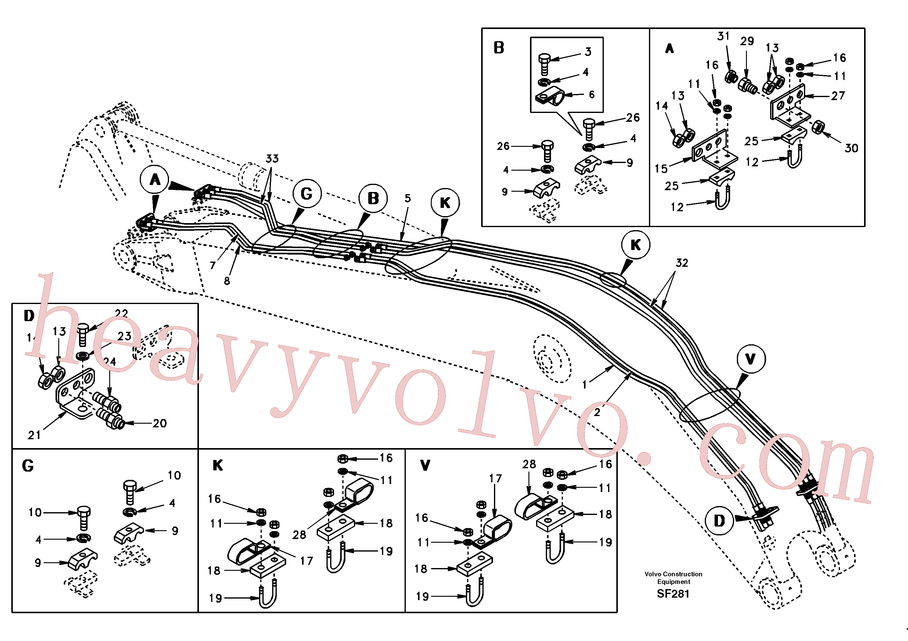China Made SA9451-02687 Eternity/2 parts for Volvo Excavator