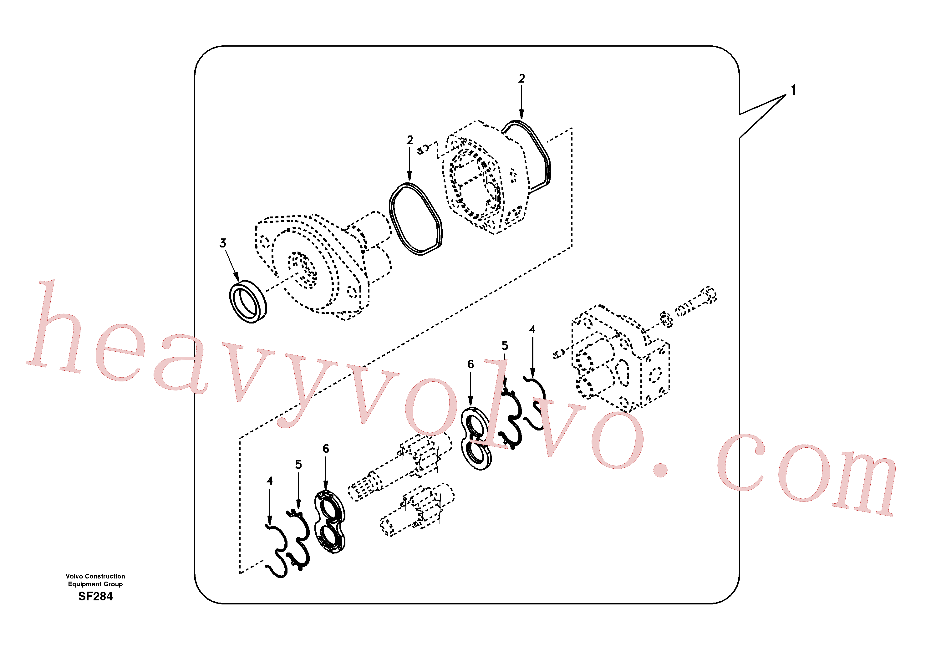 SA7210-00940 Gear Pump for Volvo Excavator spare