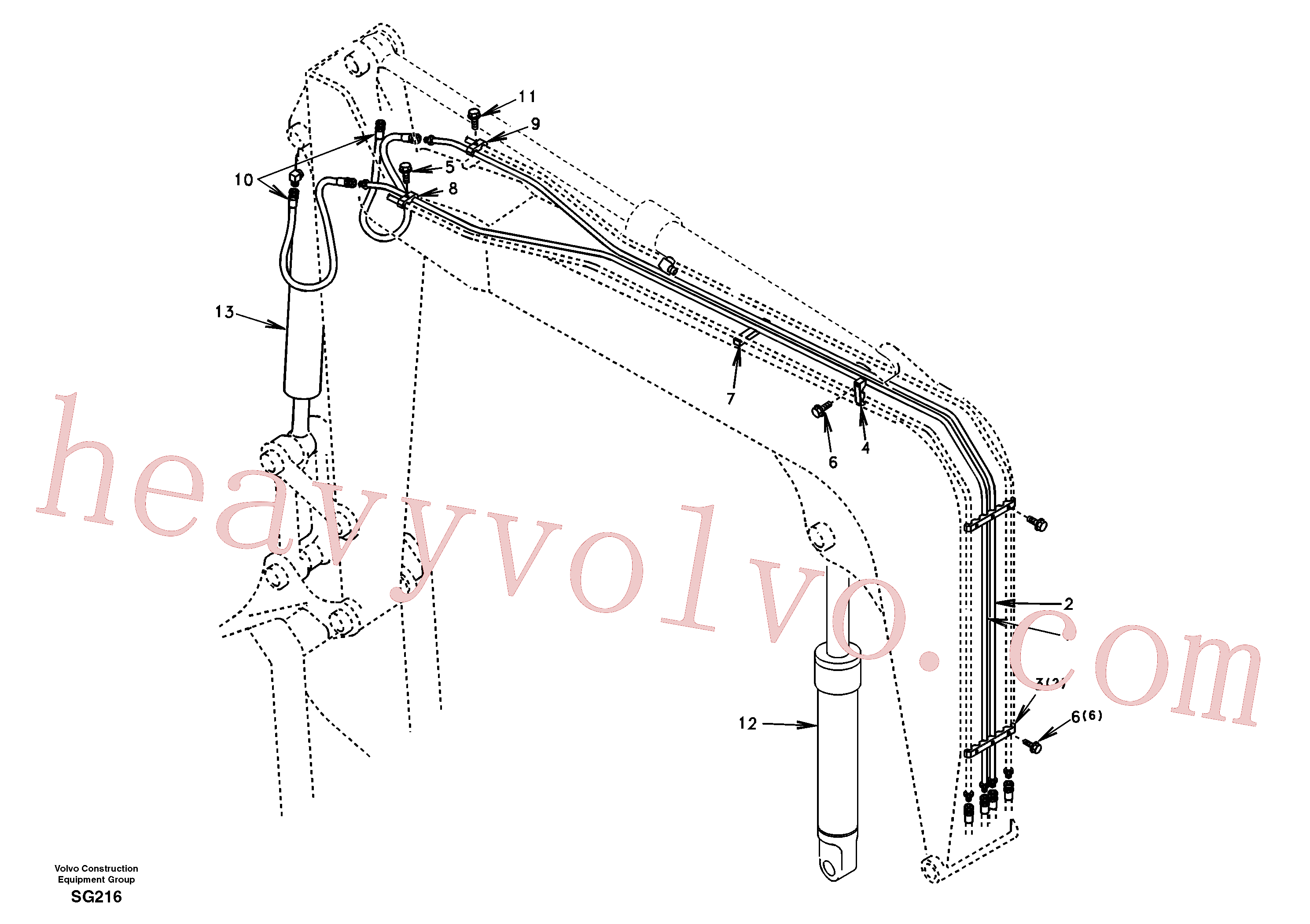 Wholesale SA9041-21010 Bolt for Volvo Excavator