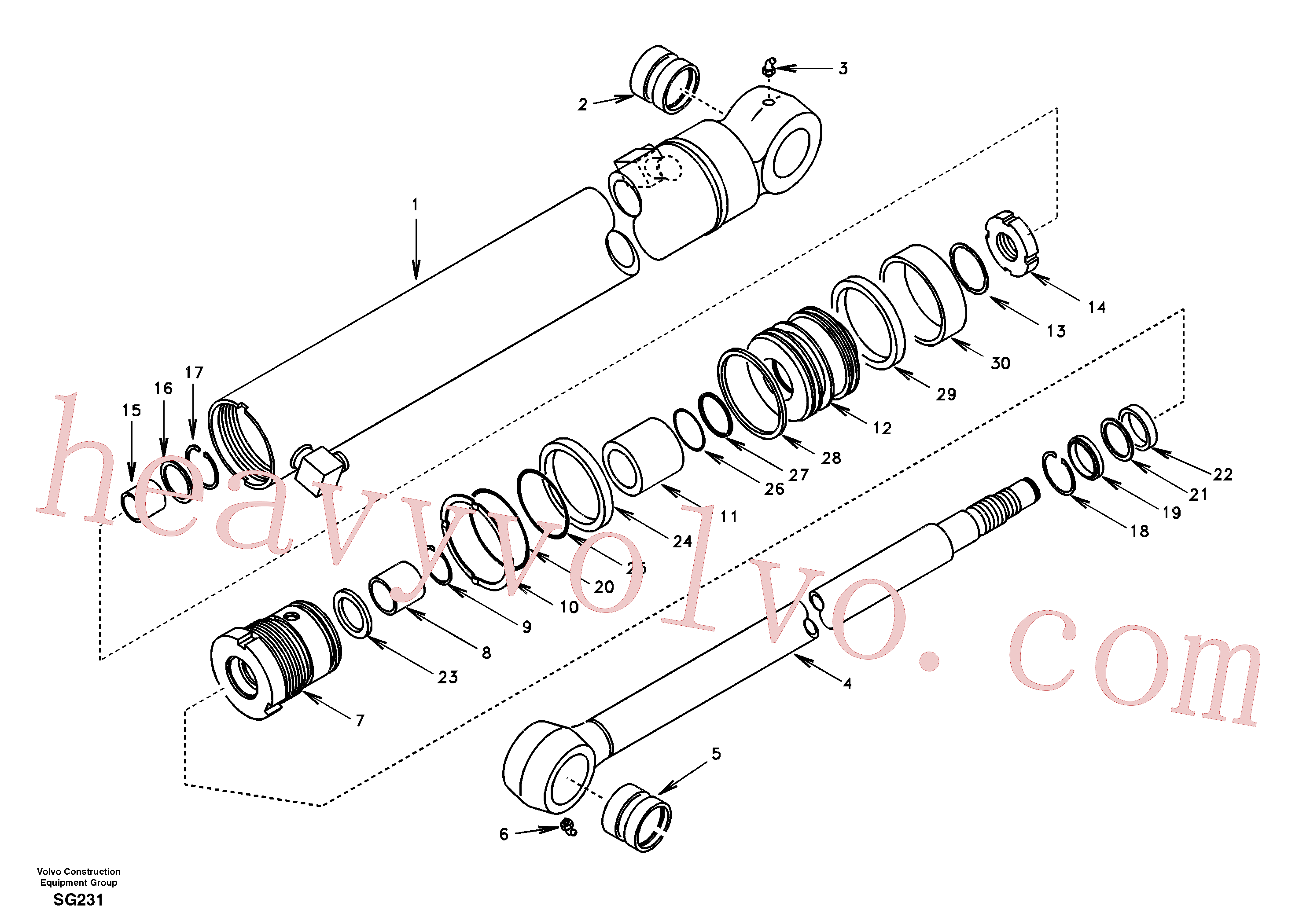 Volvo SA1146-01751 Rod aftermarket part for sale