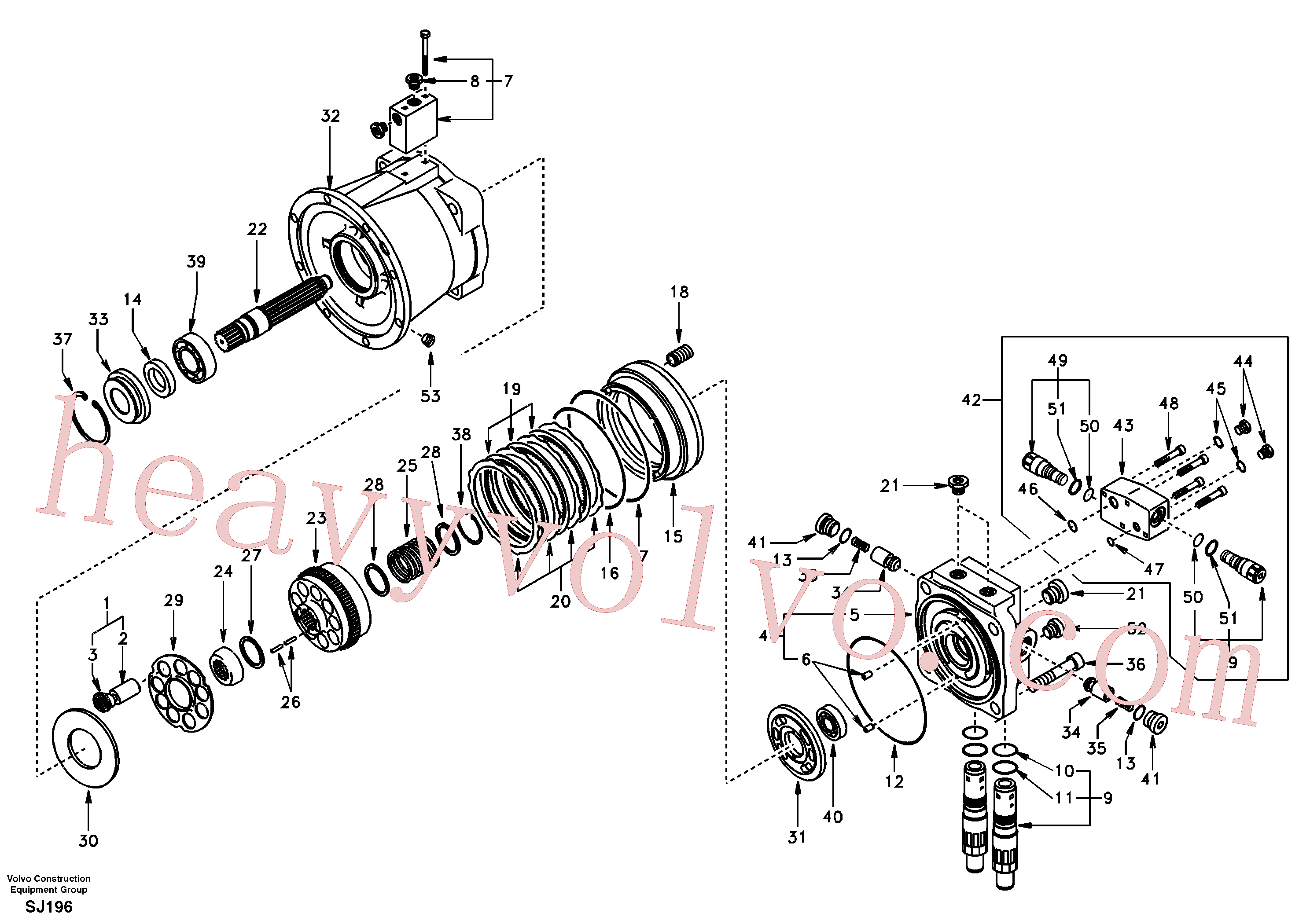 Volvo Assembly SA8230-26350 Rod for sale
