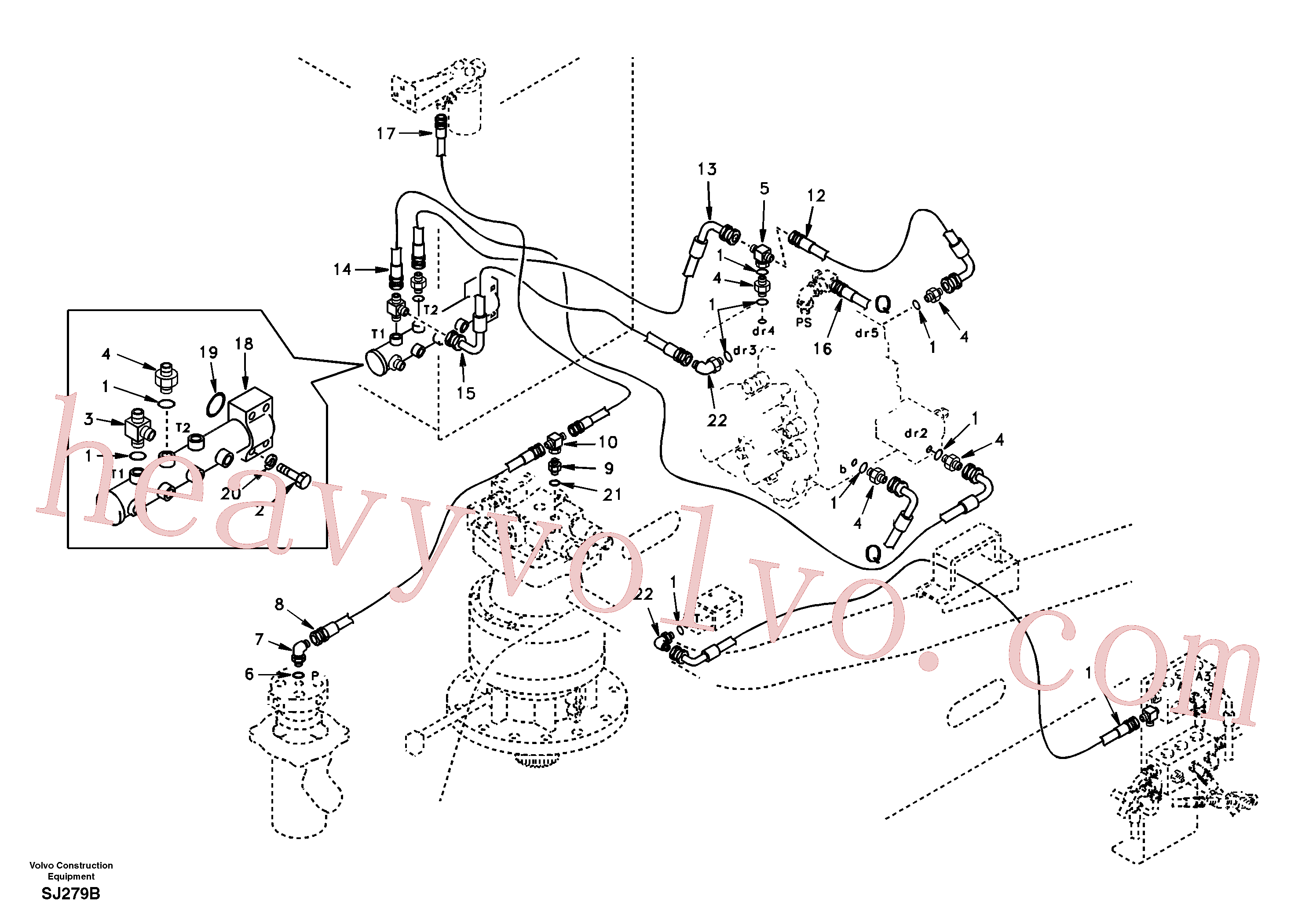 SA9453-02311 Rockmaster/1SC for Volvo Excavator spare