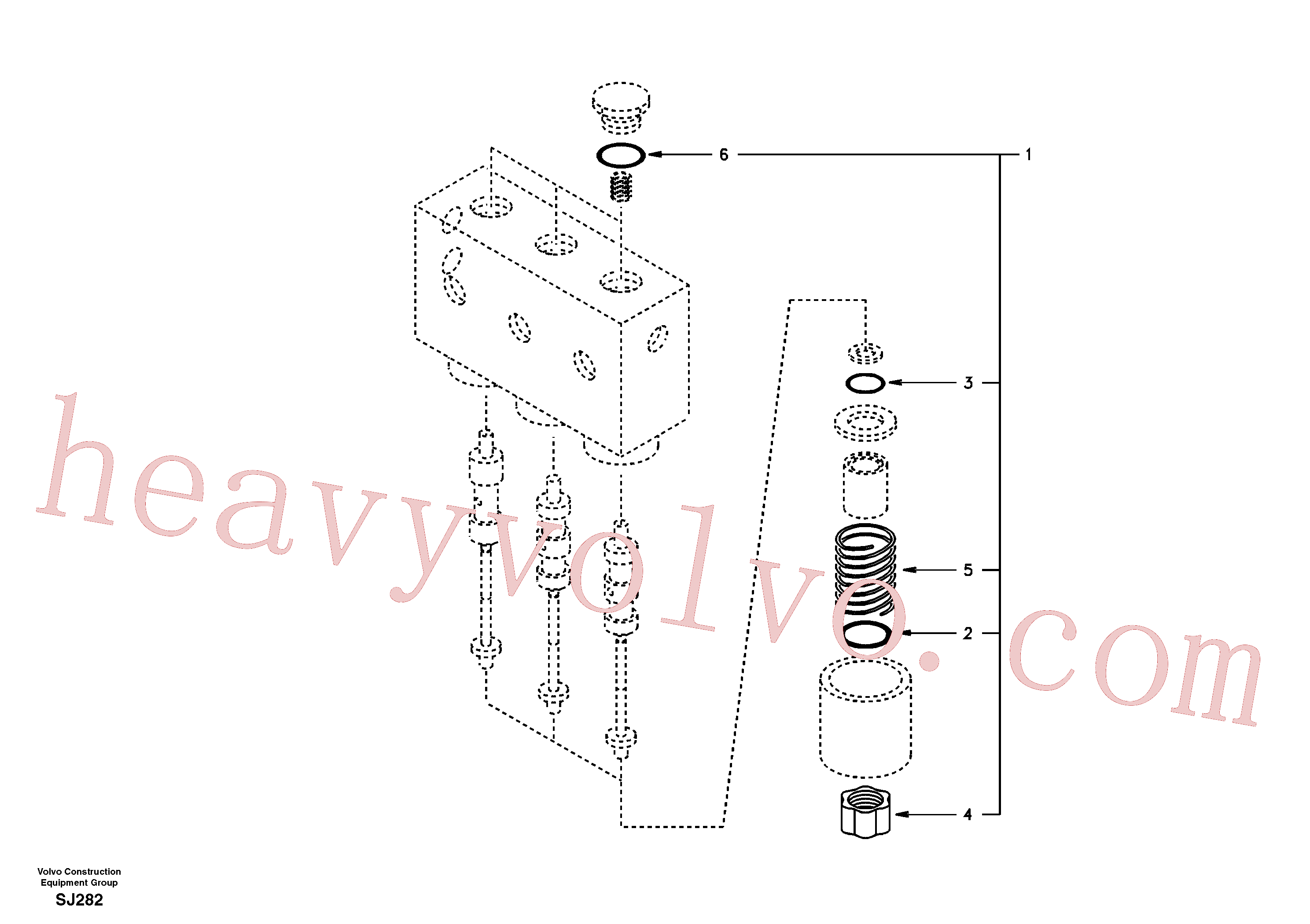 SA1148-00041 Solenoid valve for Volvo Excavator spare