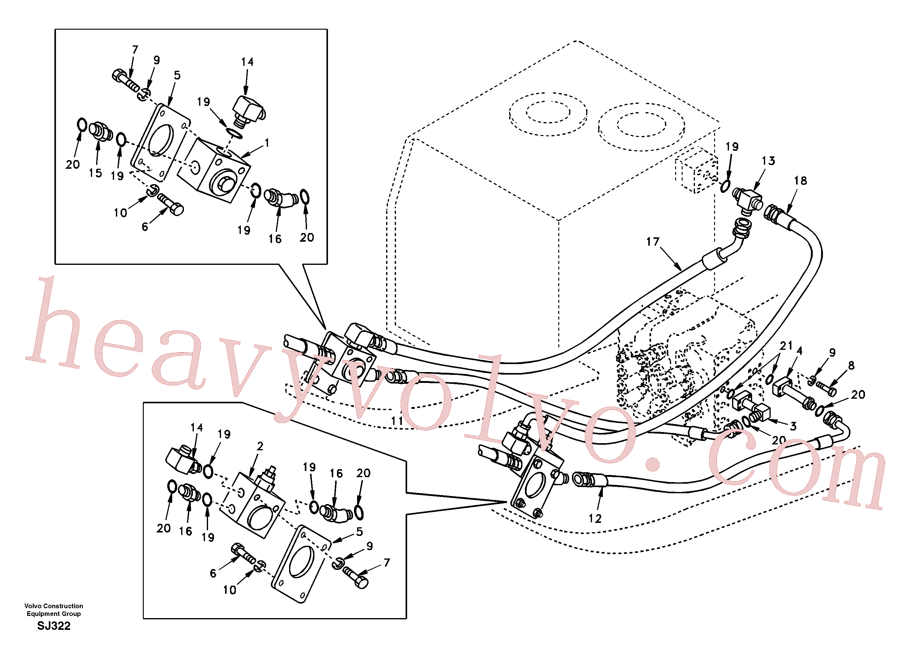 Volvo Assembly SA9403-06616 Xtraflex/5000 for sale