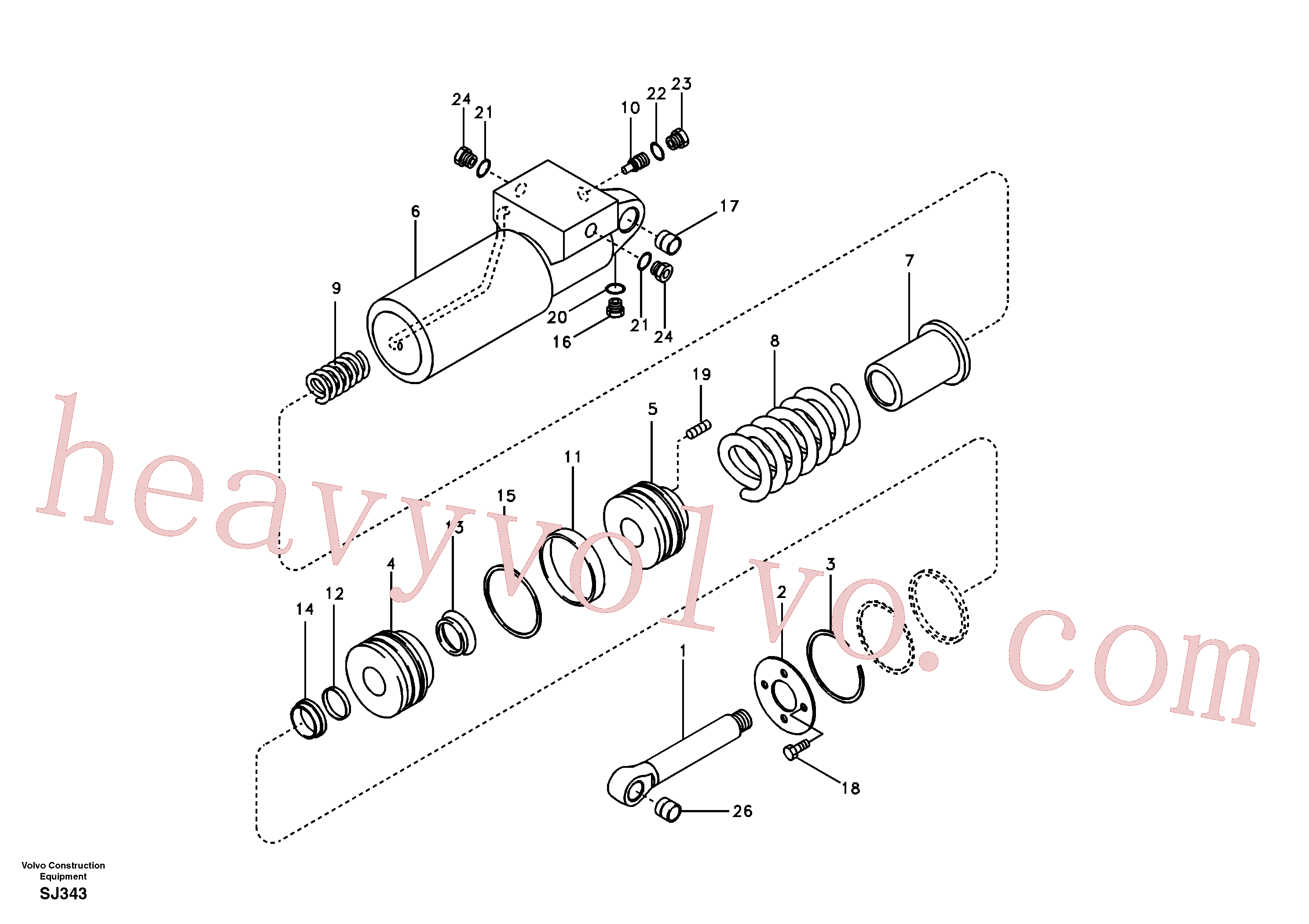 Volvo excavator part VOE990589 O-ring for sale