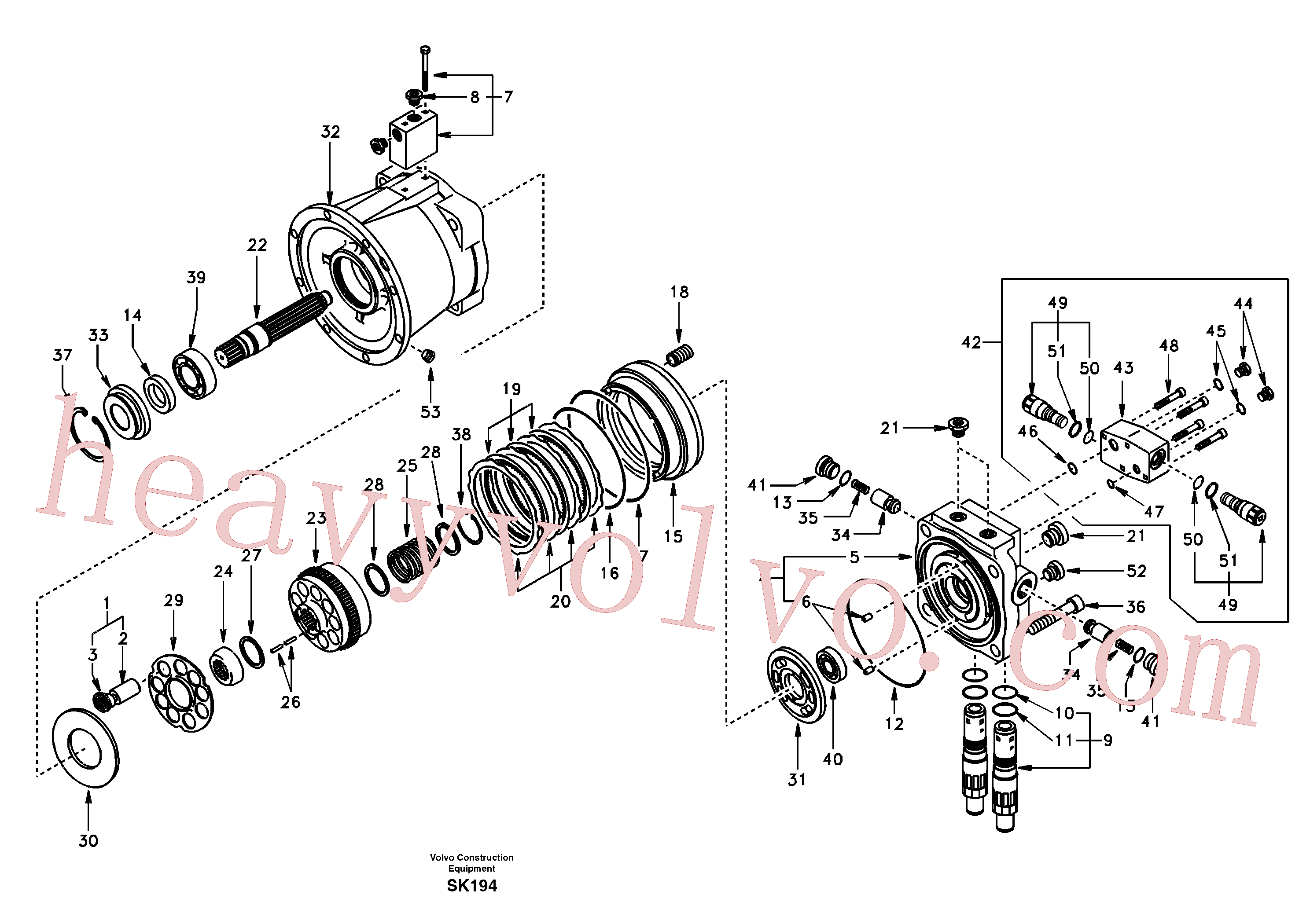 Volvo Assembly SA8230-26350 Rod for sale