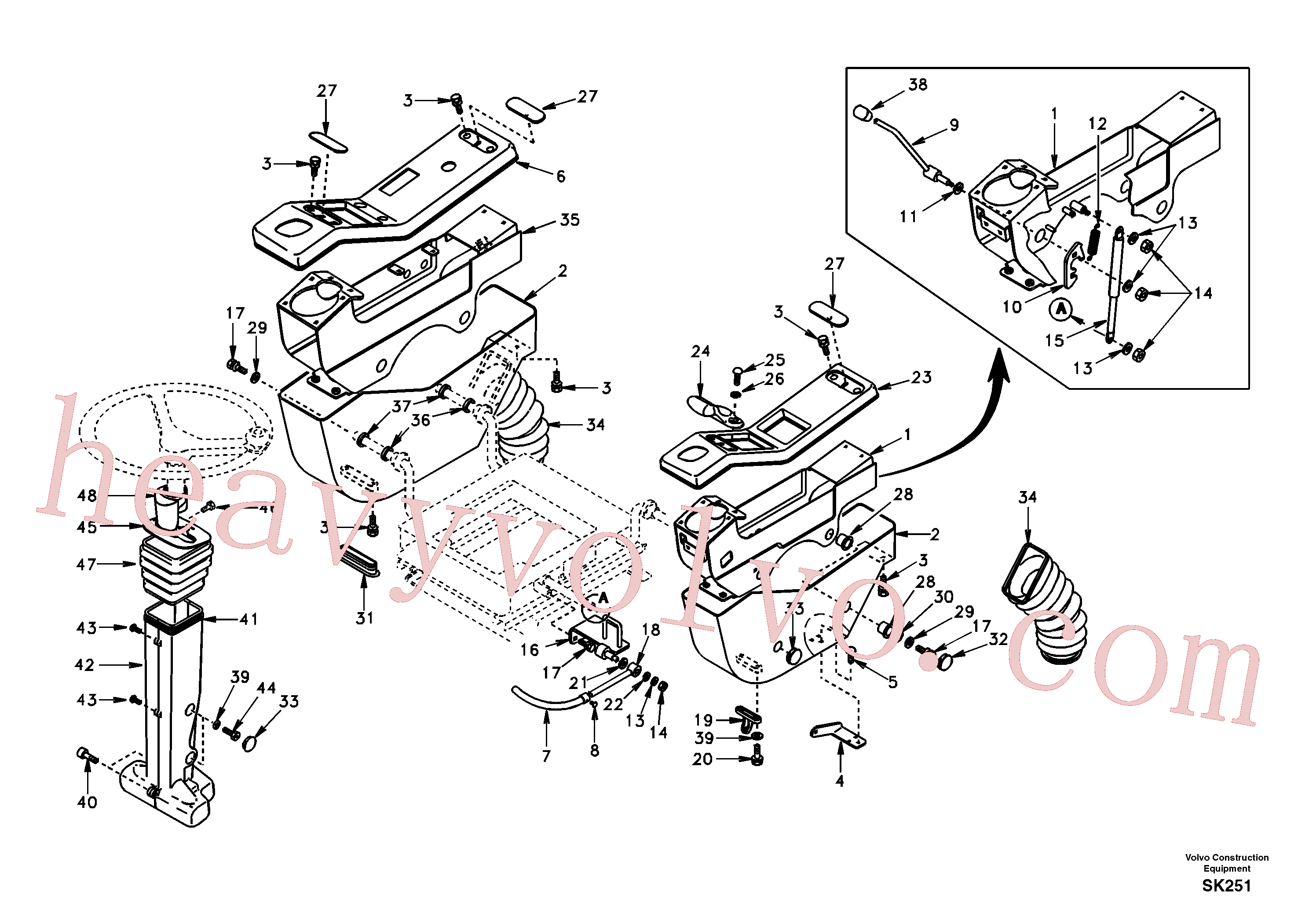 China Made SA9426-20030 Gasket parts for Volvo Excavator