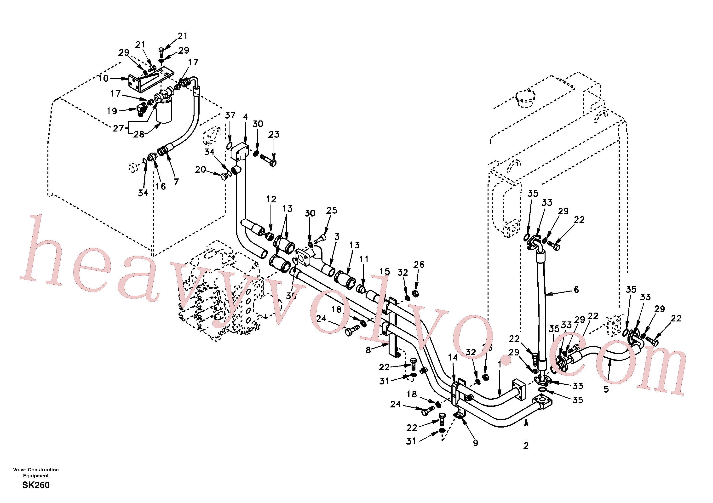 Volvo SA1142-01053 Bracket aftermarket part for sale