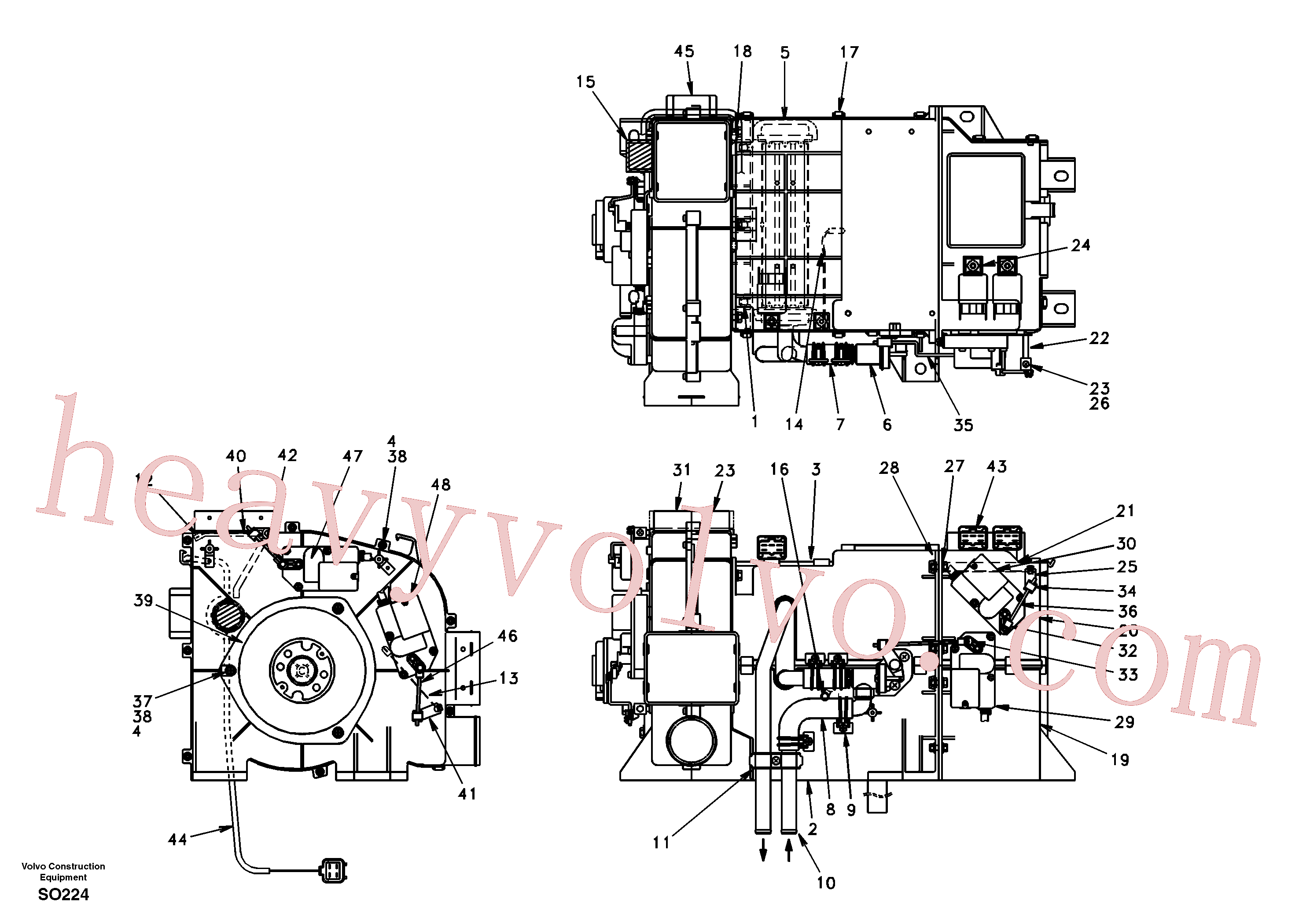 SA9011-10603 Bolt for Volvo Excavator Parts