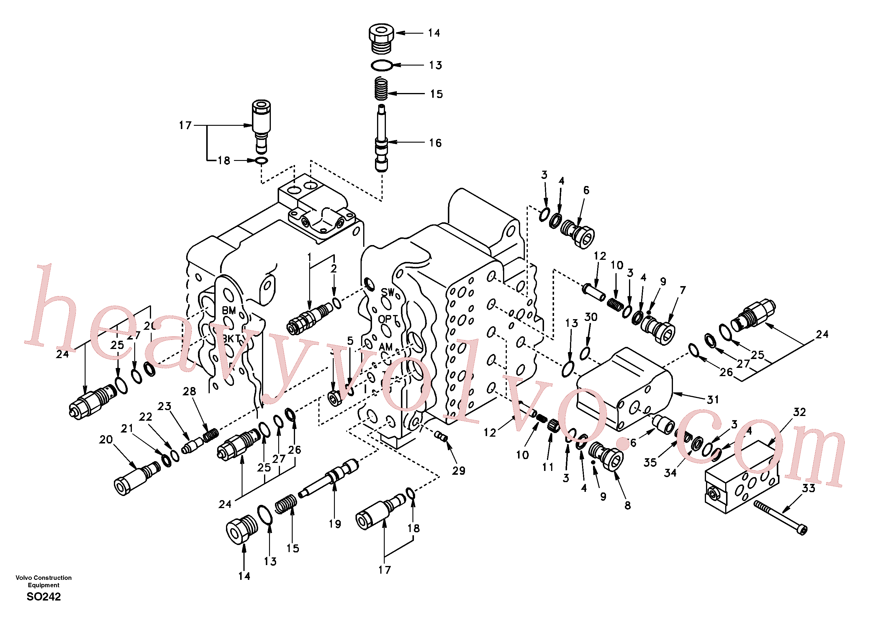 Volvo excavator part SA14508550 Cover for sale