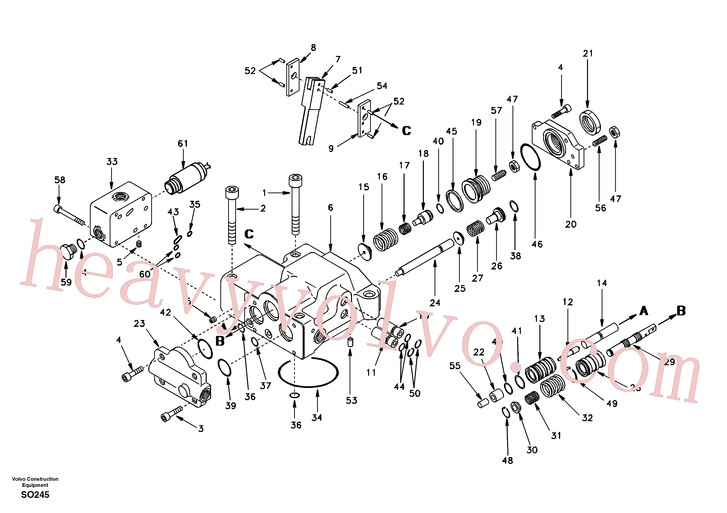 China Made VOE14508612 Sealing Kit parts for Volvo Excavator