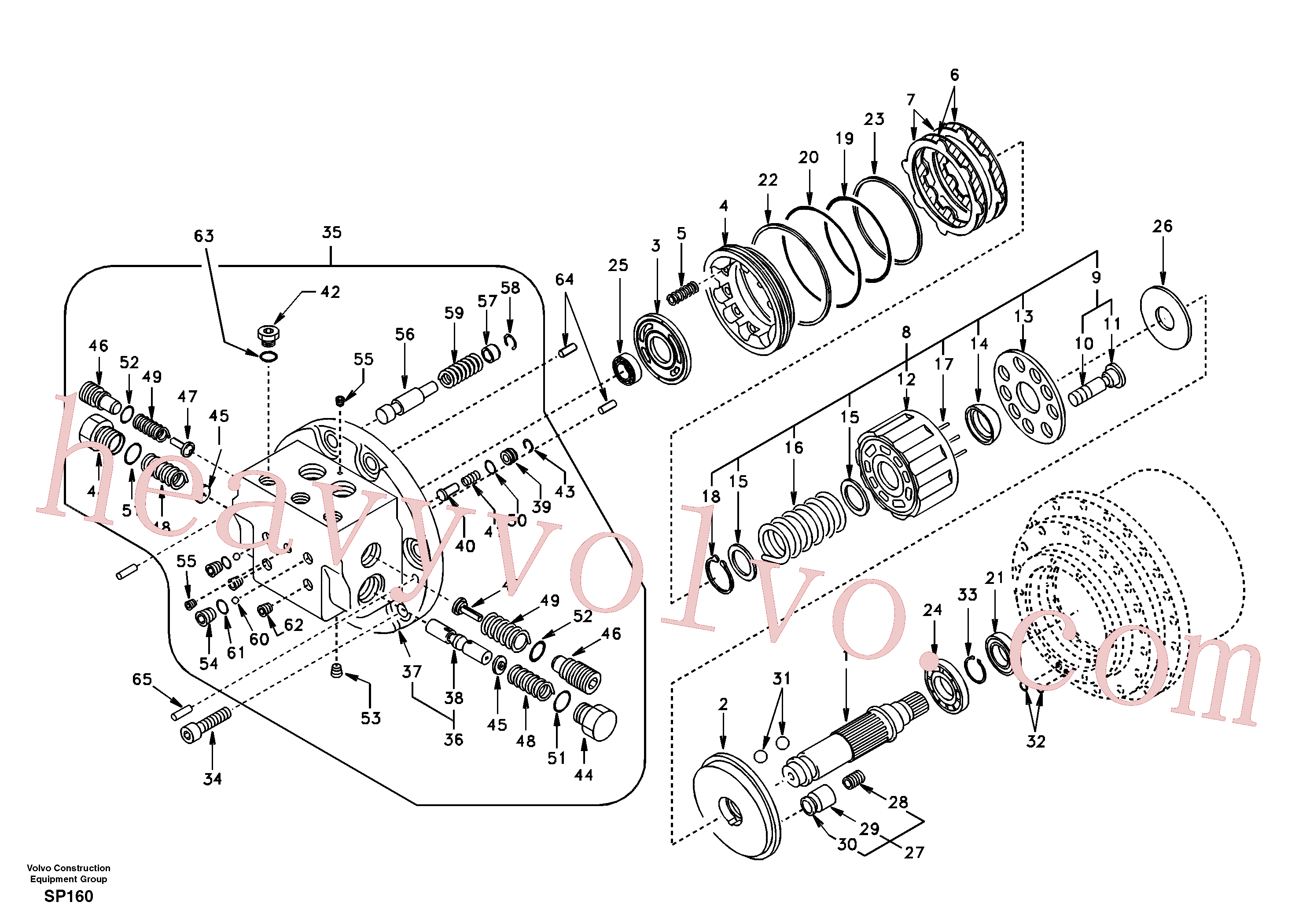 Volvo VOE14505042 Cylinder aftermarket part for sale