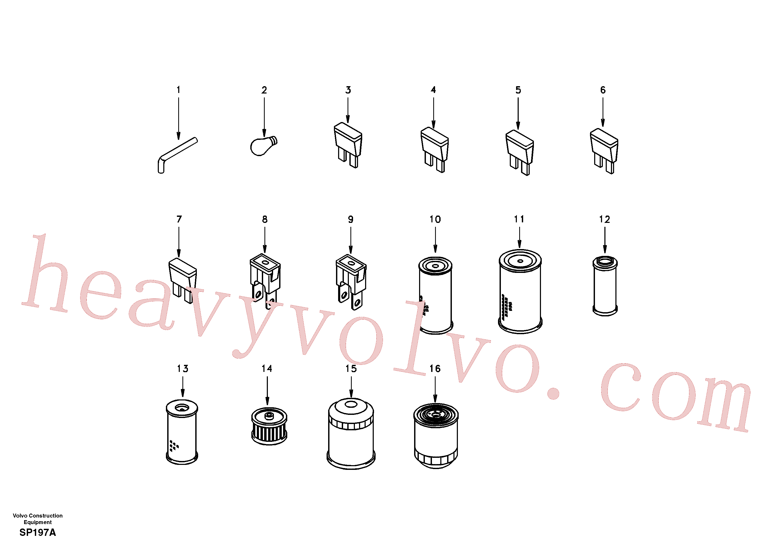 Wholesale SA1141-30090 Strainer for Volvo Excavator