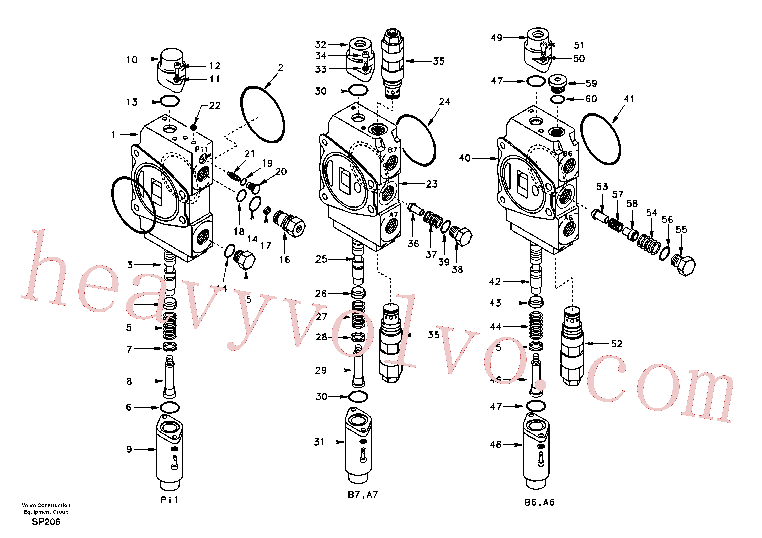 Wholesale SA7253-03390 Stay for Volvo Excavator