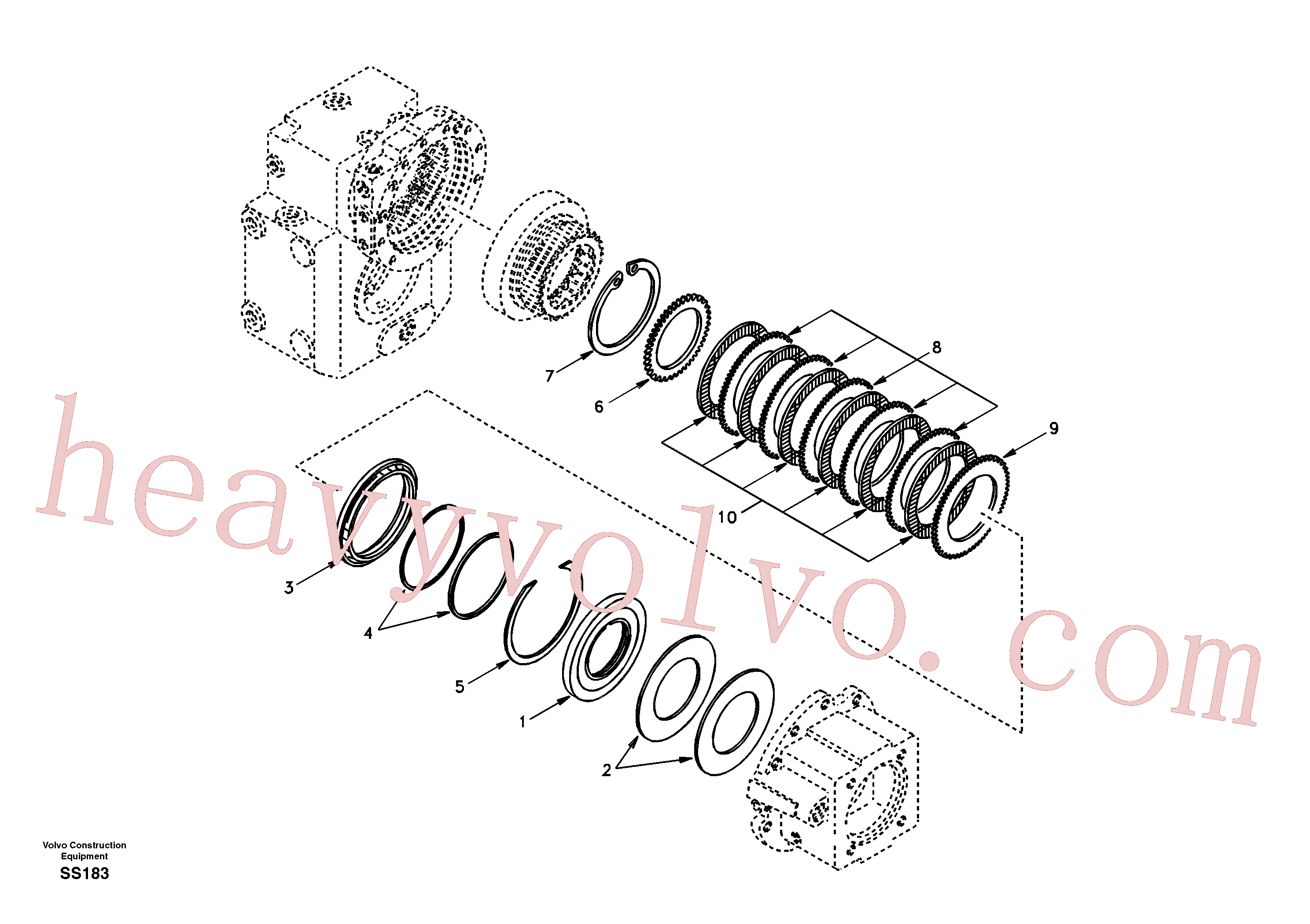 Volvo VOE11705184 Disc spring aftermarket part for sale