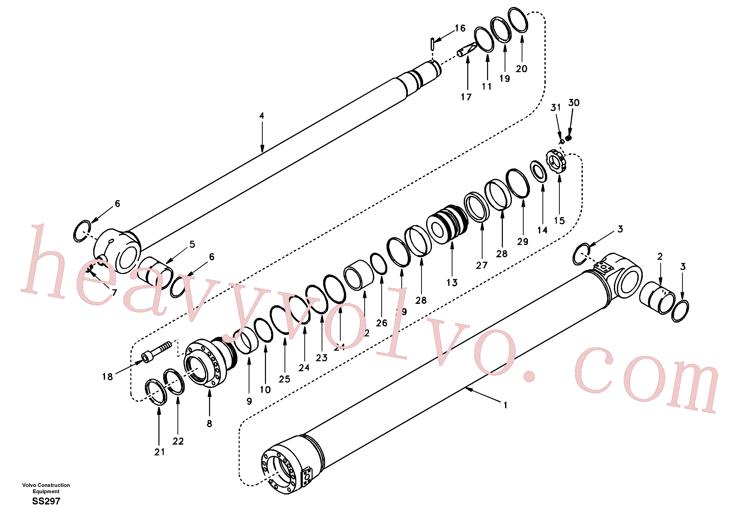 VOE14501127 Tube assembly for Volvo Excavator spare