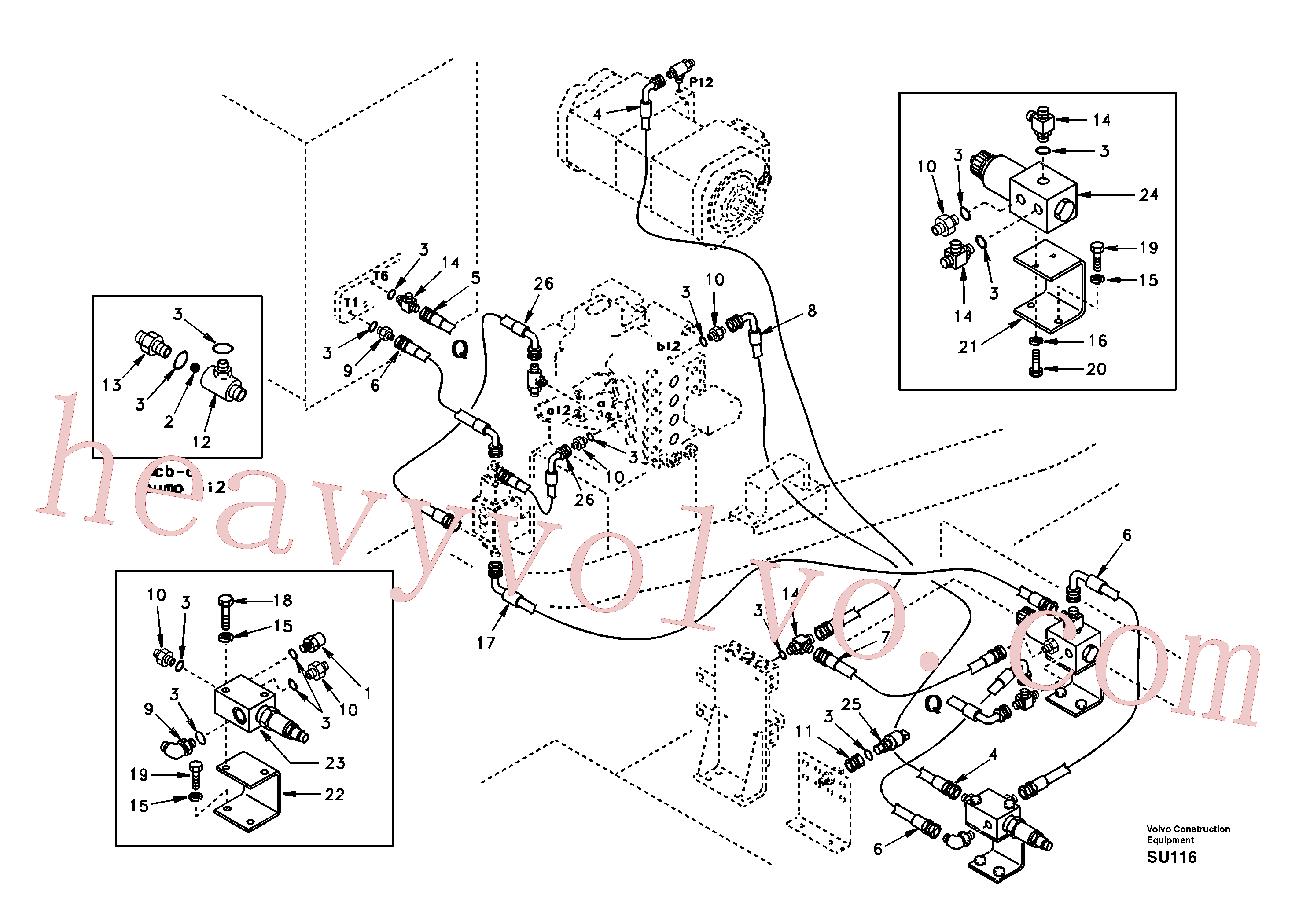 SA9011-20812 Bolt for Volvo Excavator Parts