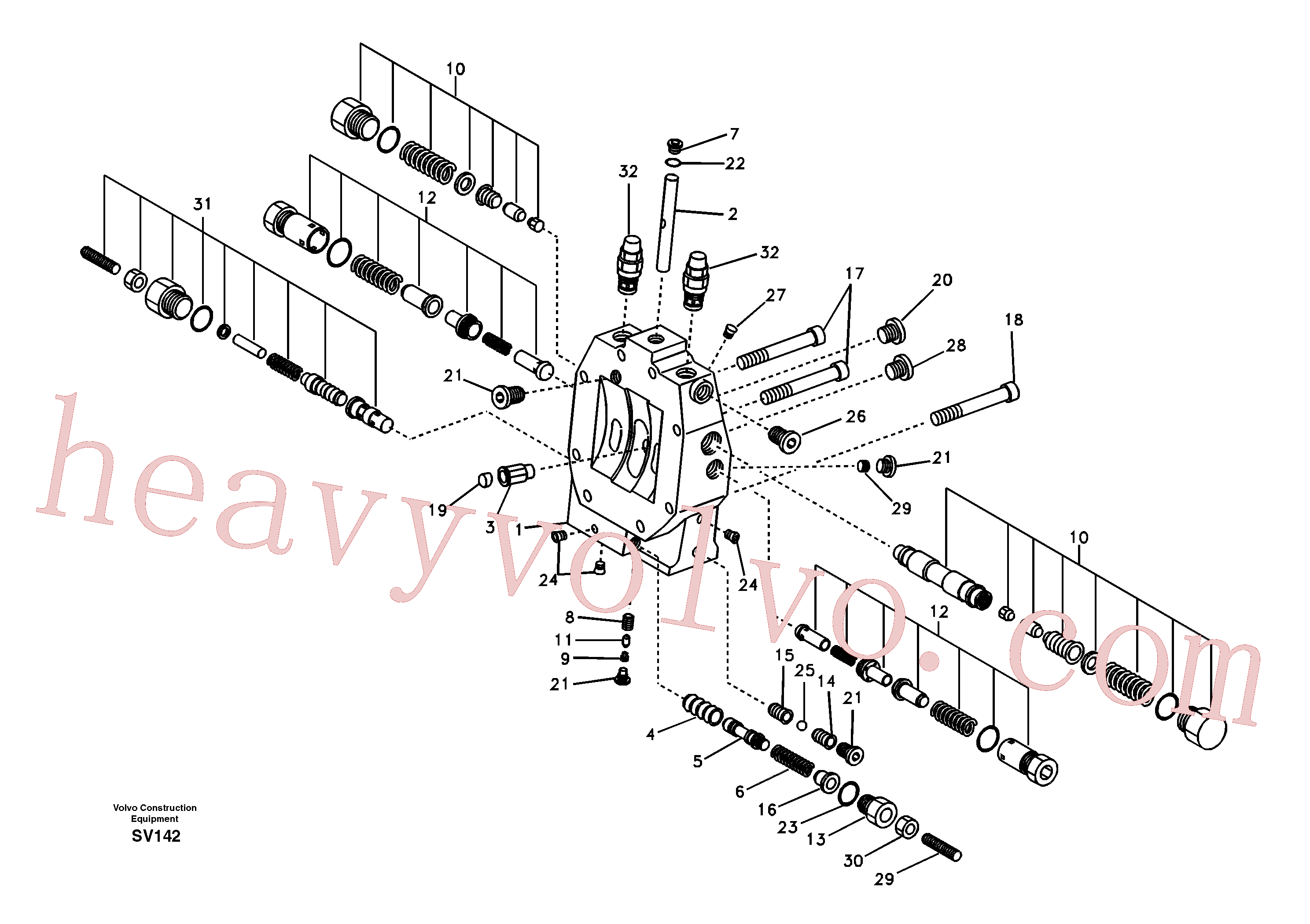 Wholesale SA8230-34400 Valve for Volvo Excavator