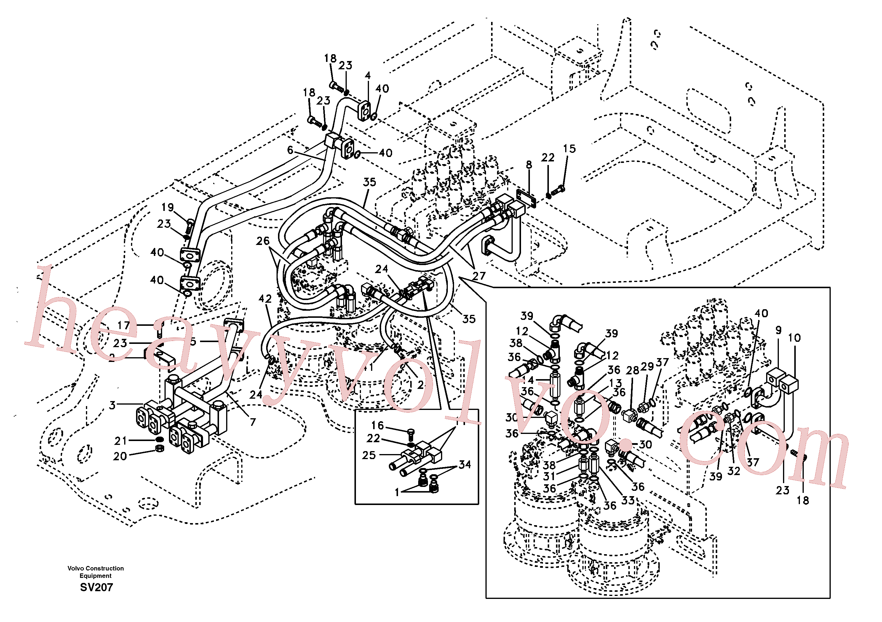 Wholesale VOE14503506 Pipe for Volvo Excavator