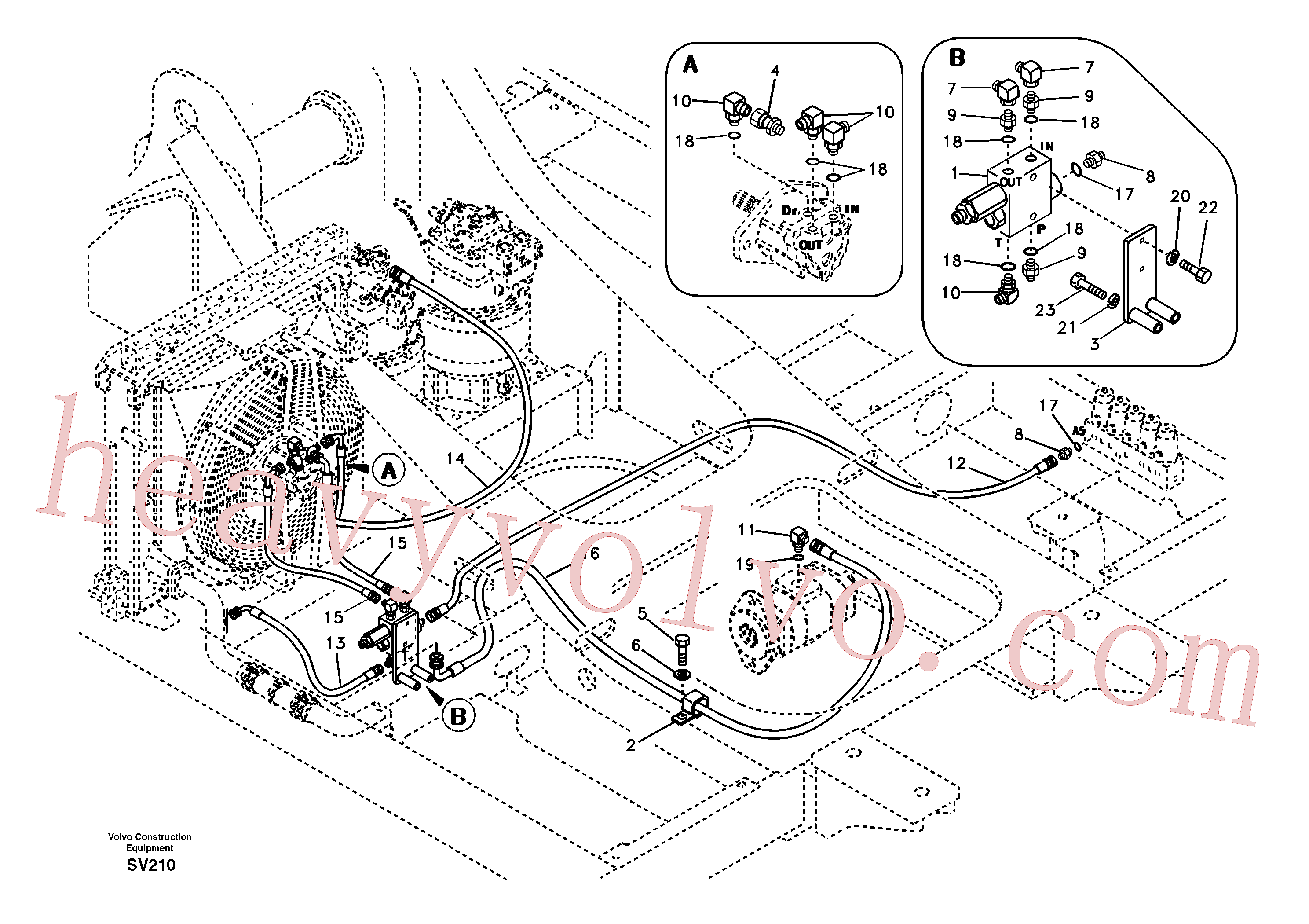 SA9451-02263 Pilot for Volvo Excavator Parts