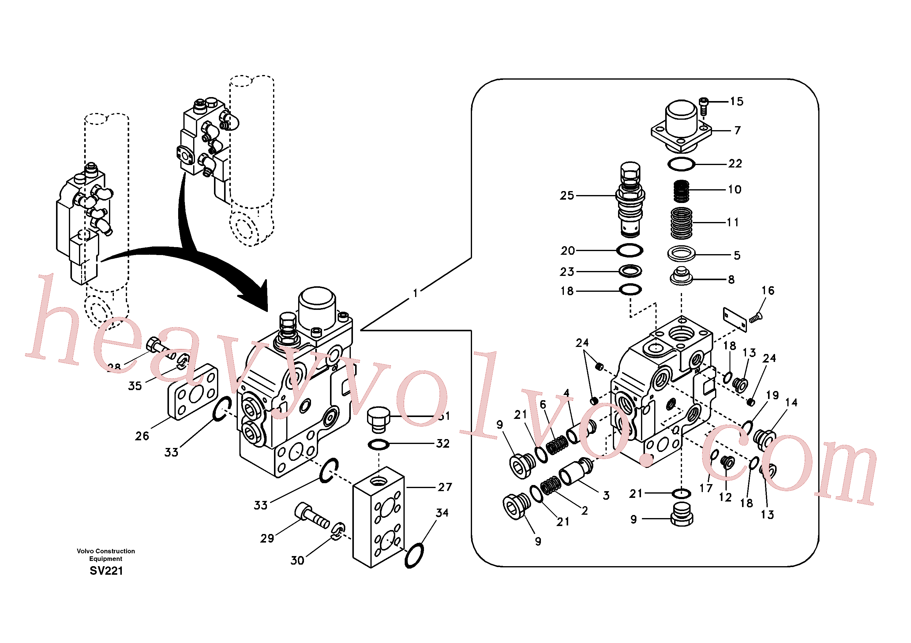 Volvo Assembly VOE14507554 Sealing Kit for sale