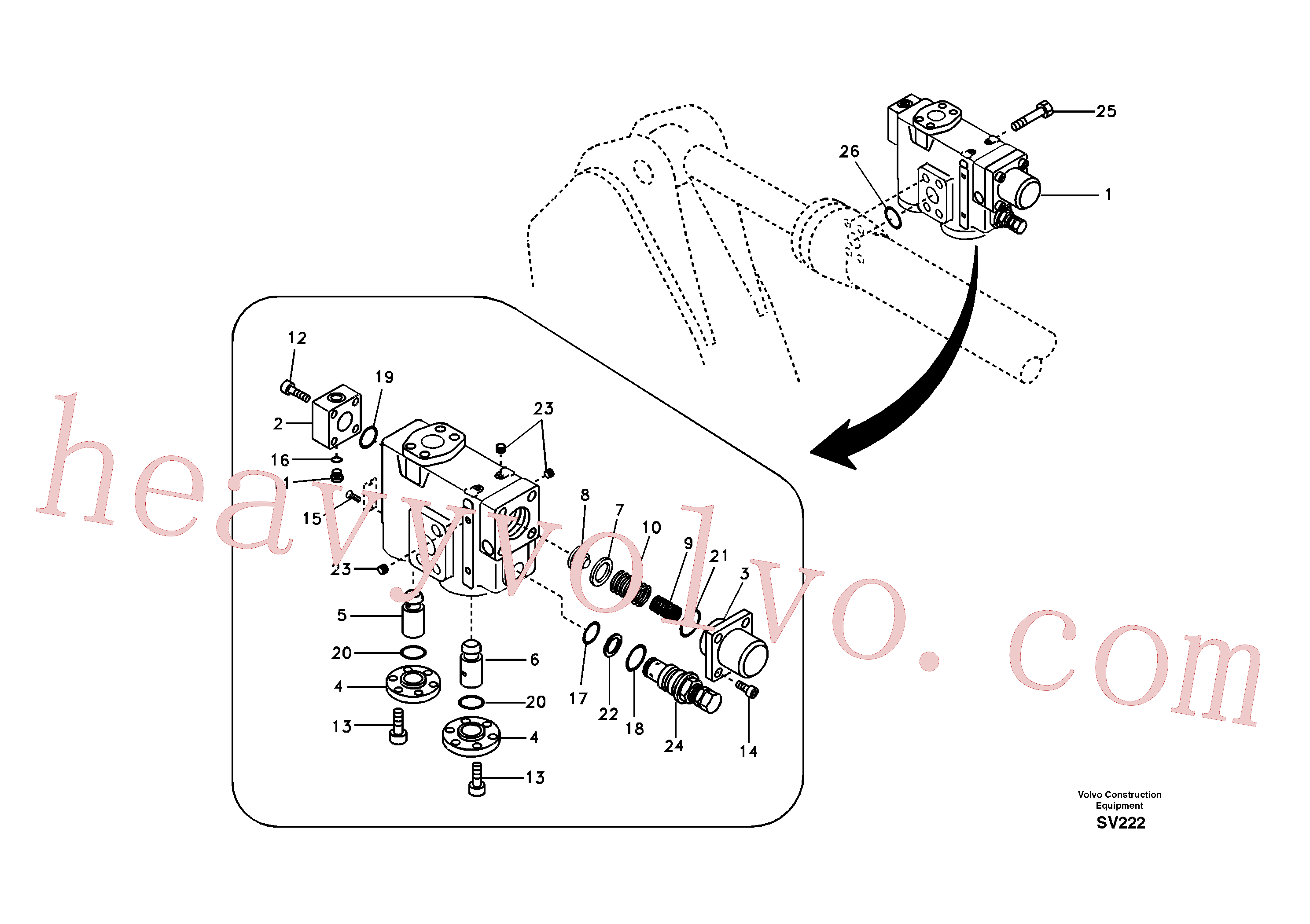 Volvo VOE14512207 Spacer aftermarket part for sale