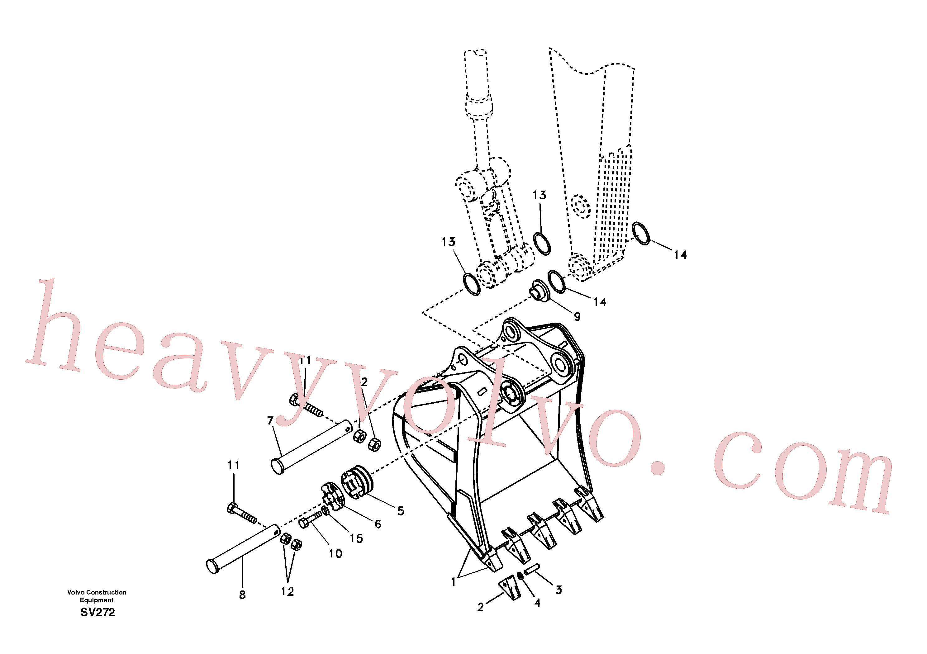 Volvo Assembly VOE14559748 Bucket for sale