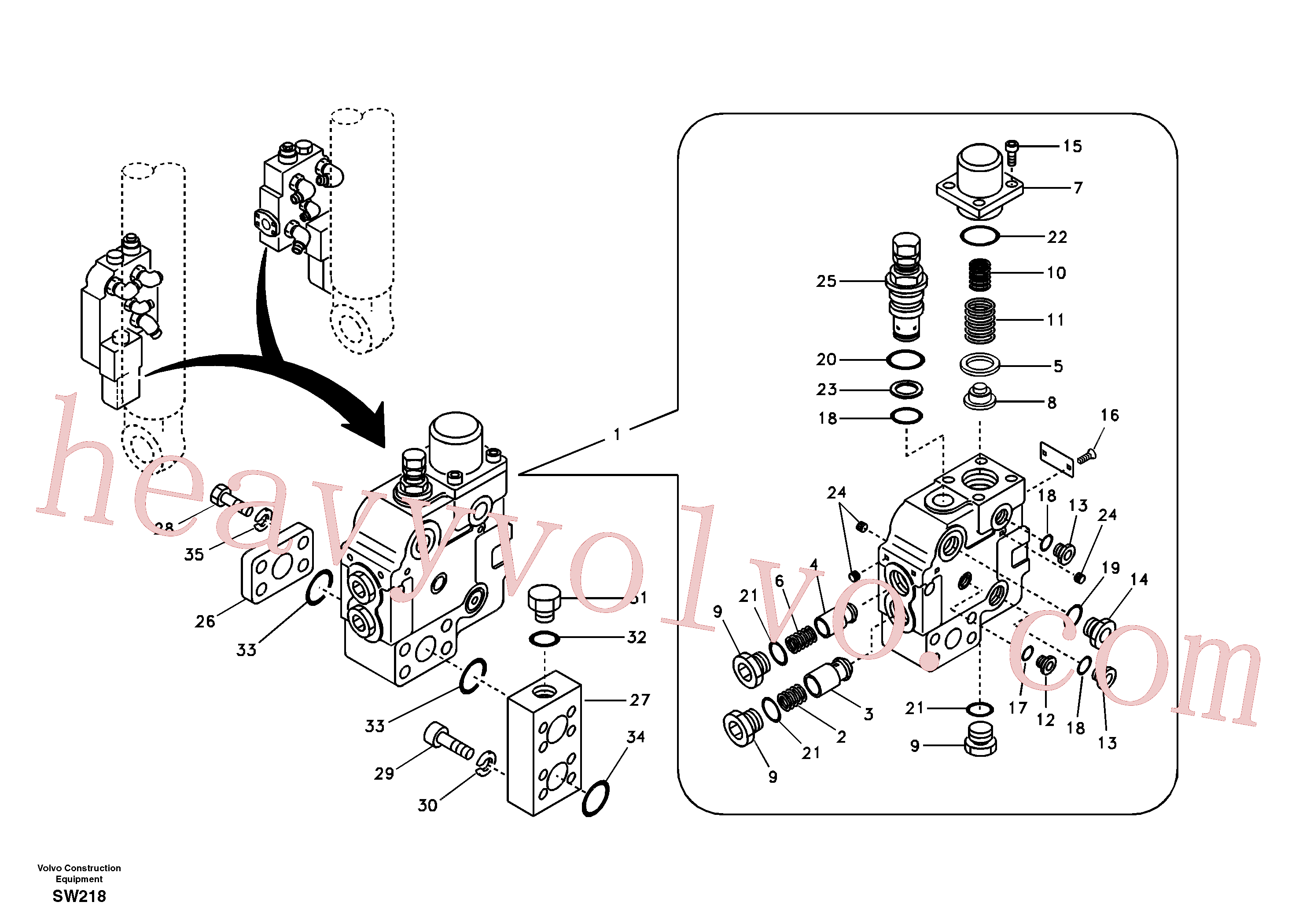 Volvo Assembly VOE14507554 Sealing Kit for sale