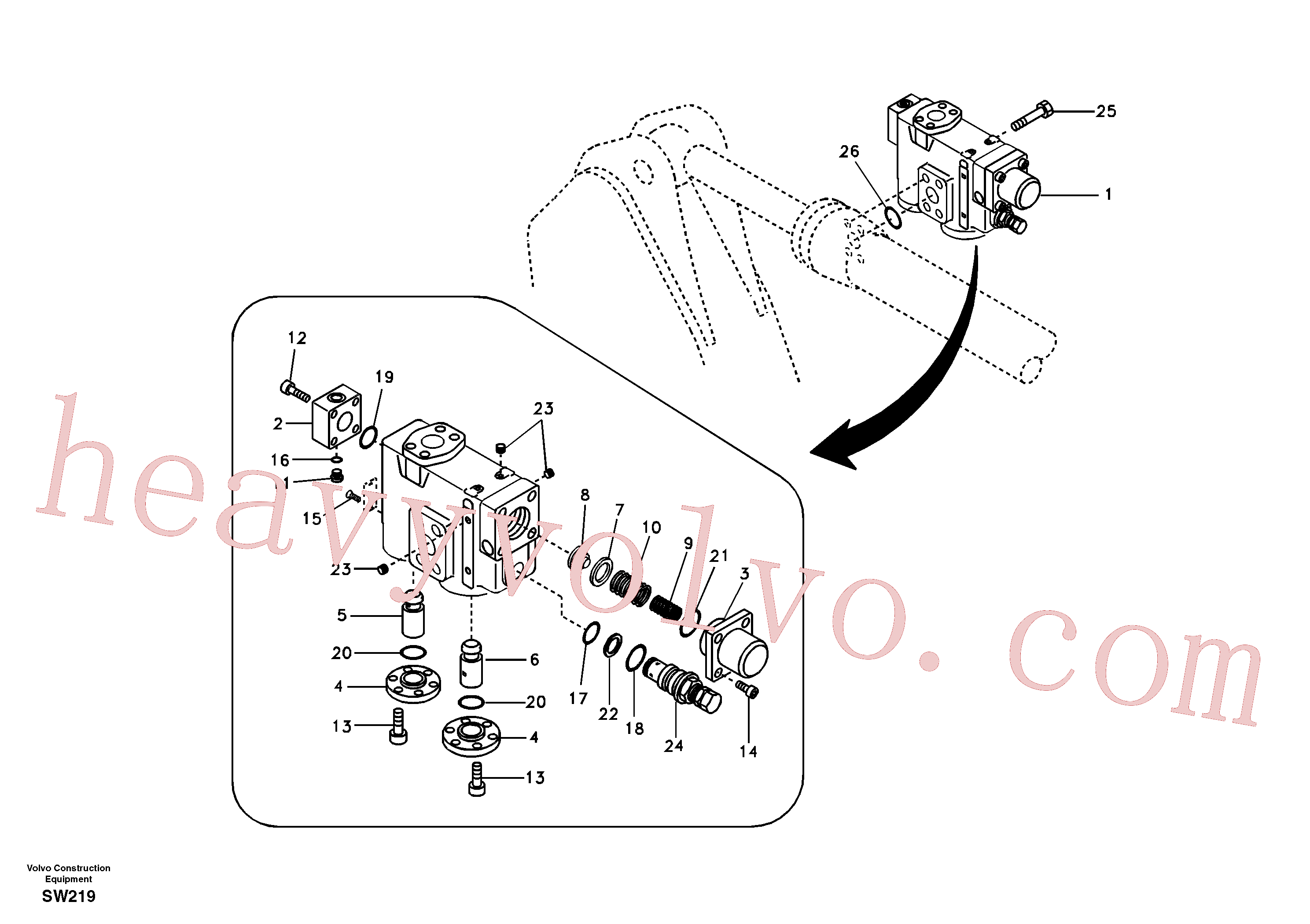 Volvo VOE14567586 Back-up ring aftermarket part for sale
