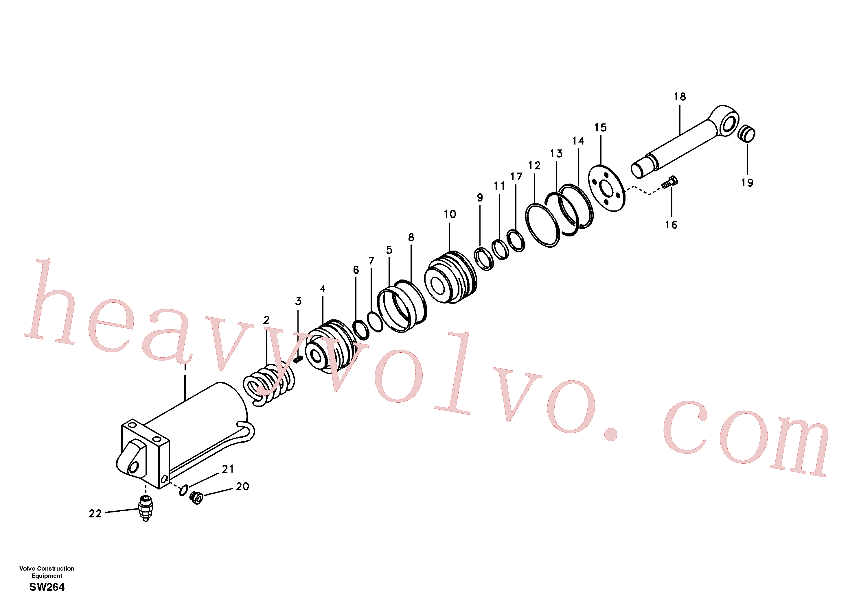 Volvo excavator part VOE14516681 O-ring for sale