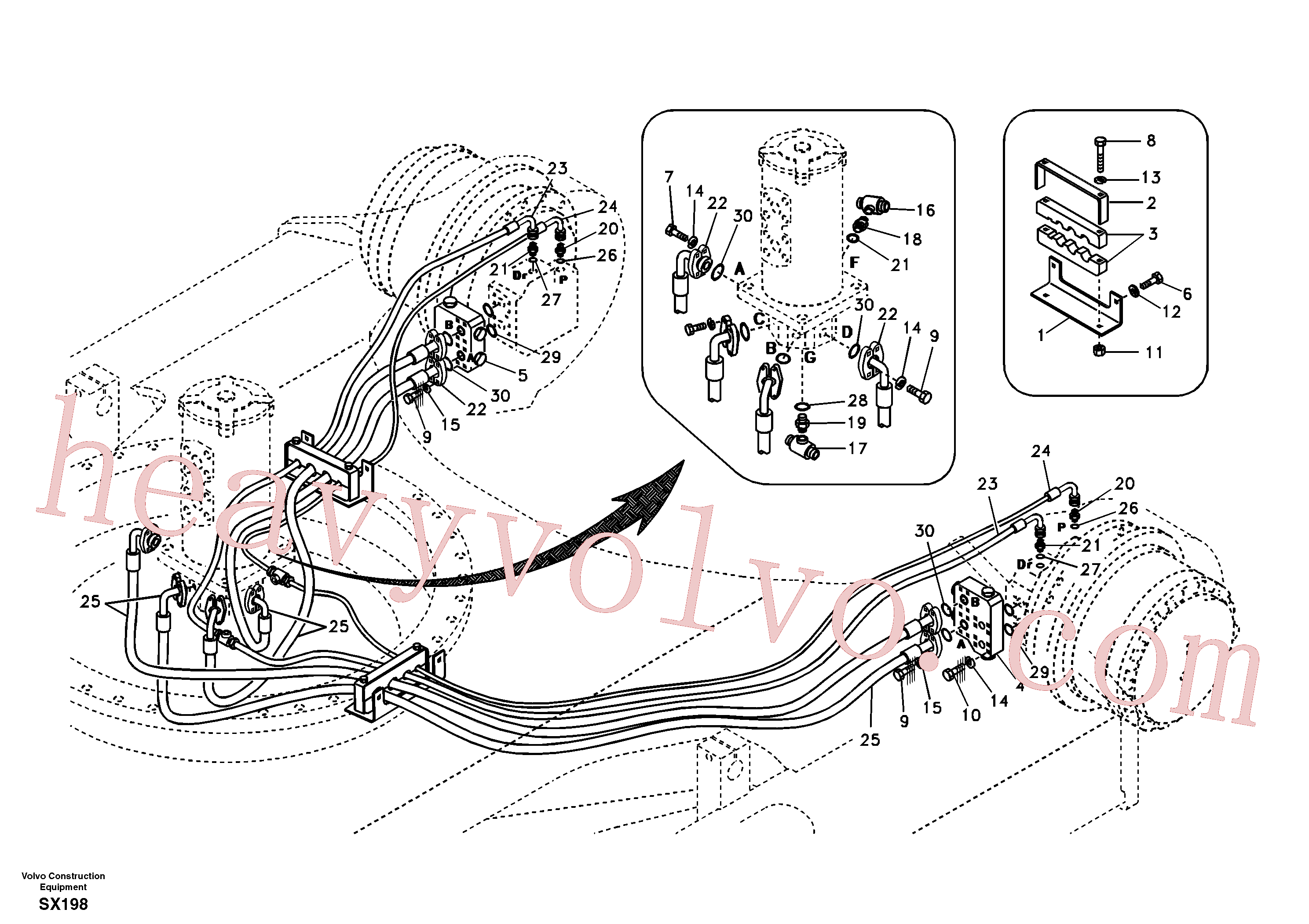 SA9412-11250 Connector for Volvo Excavator Parts