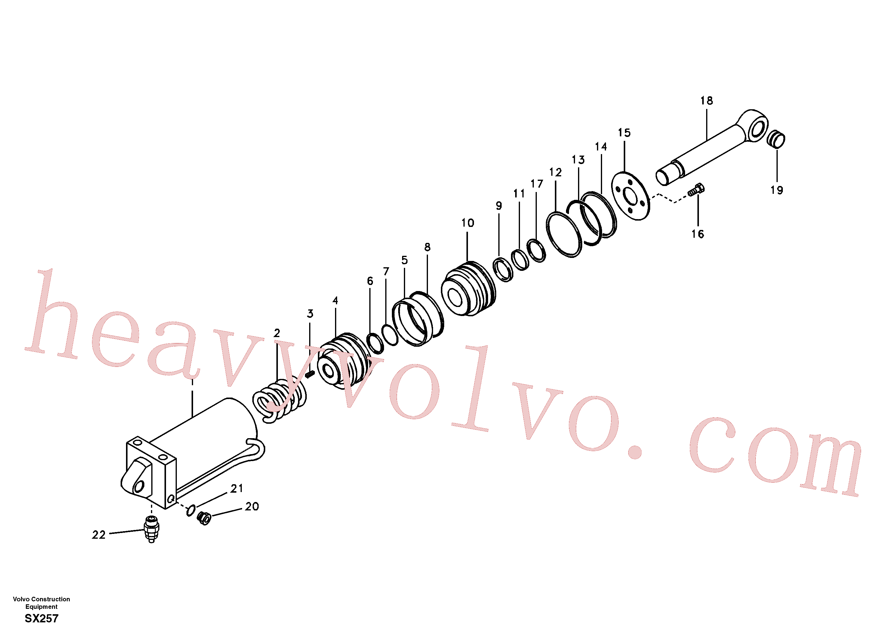 Volvo excavator part VOE14516681 O-ring for sale
