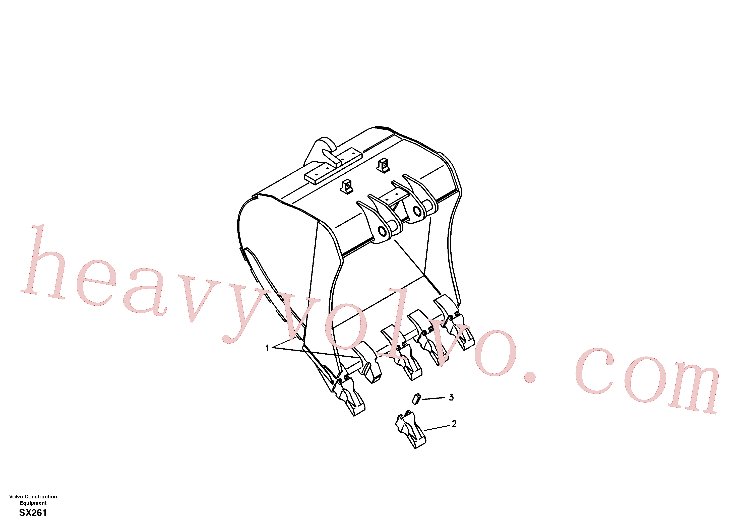 Volvo VOE14511847 Bucket aftermarket part for sale