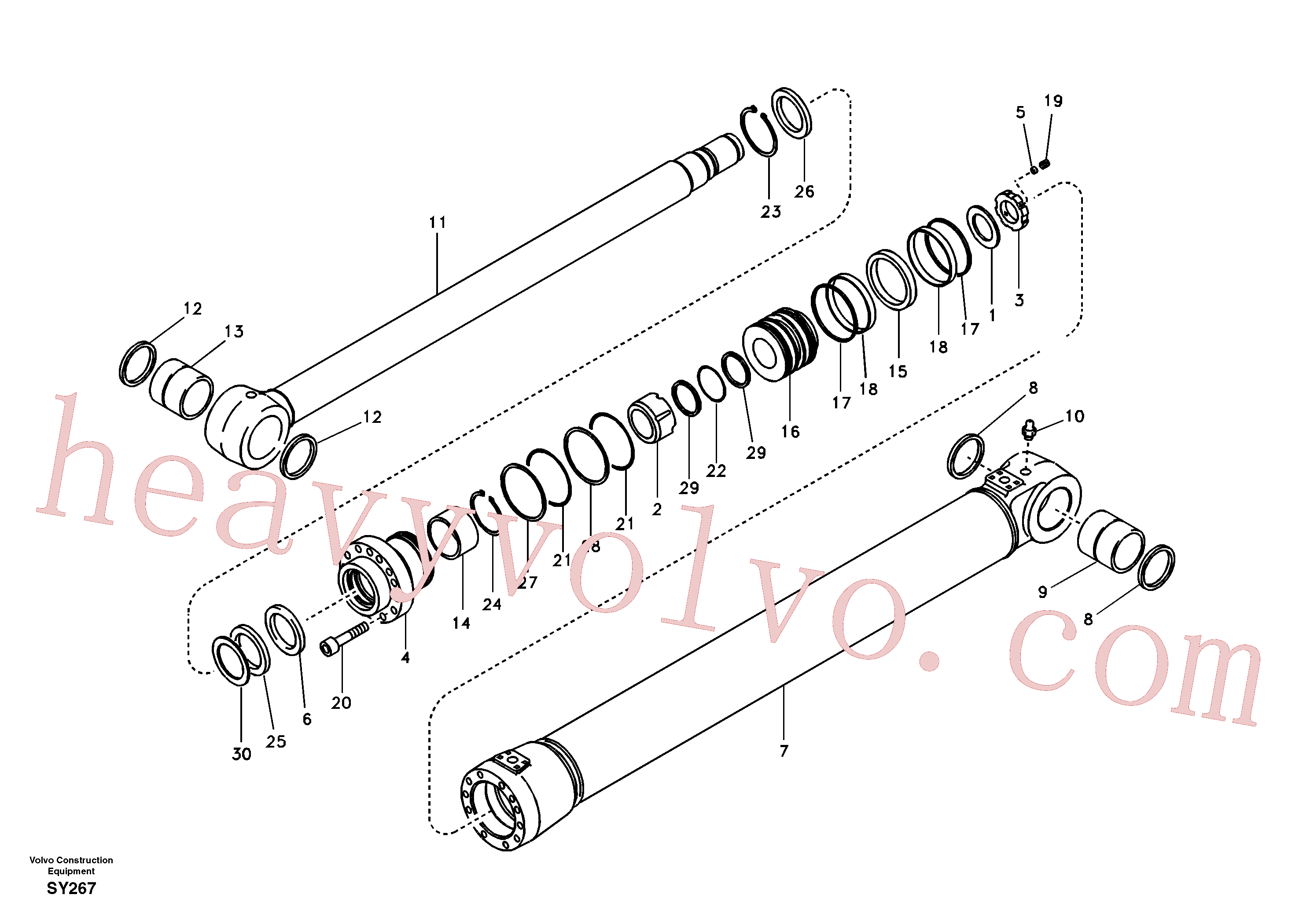 Wholesale VOE14589158 Sealing kit for Volvo Excavator