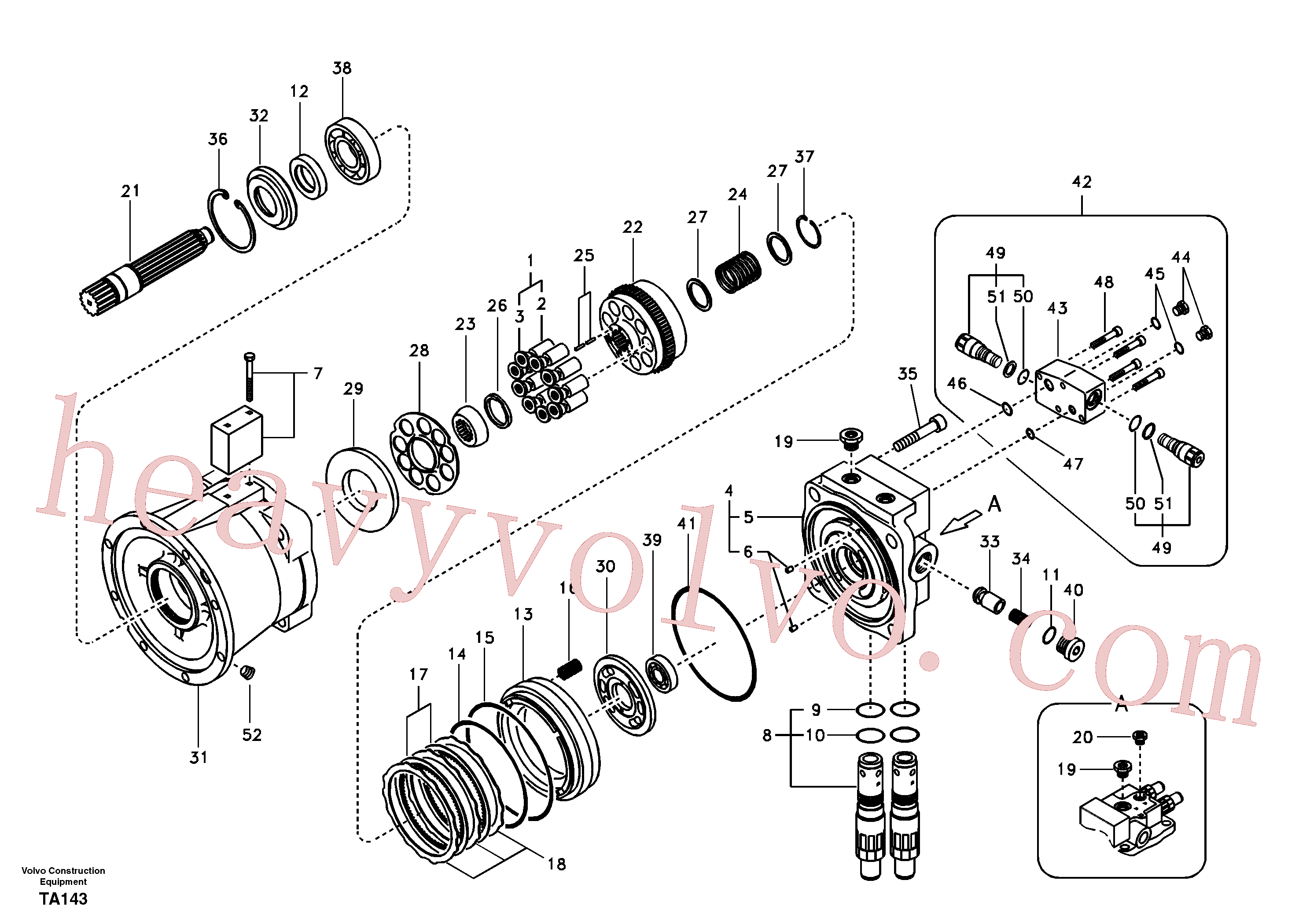 Volvo Assembly SA8230-26350 Rod for sale
