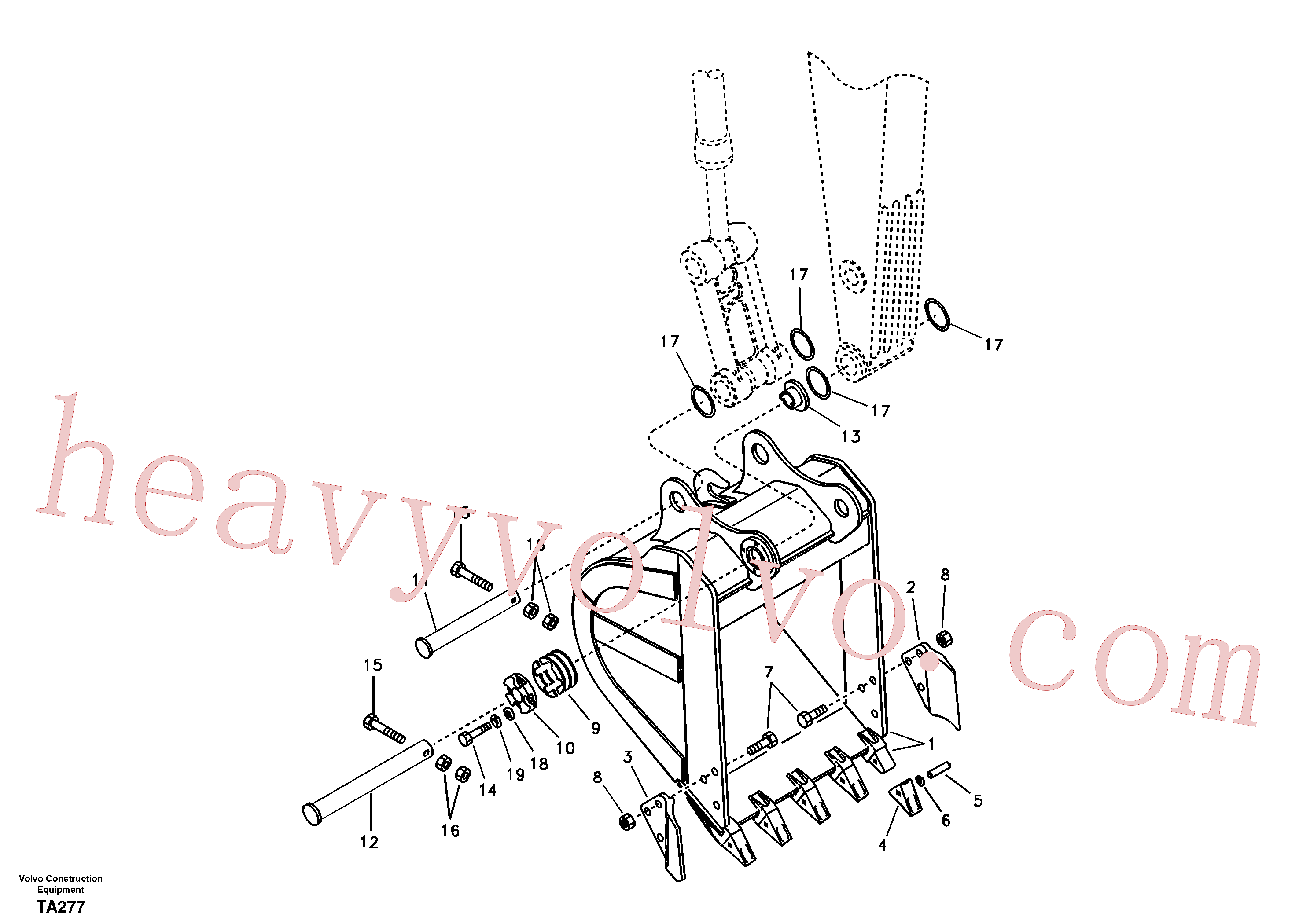 Wholesale VOE14557184 Bucket for Volvo Excavator