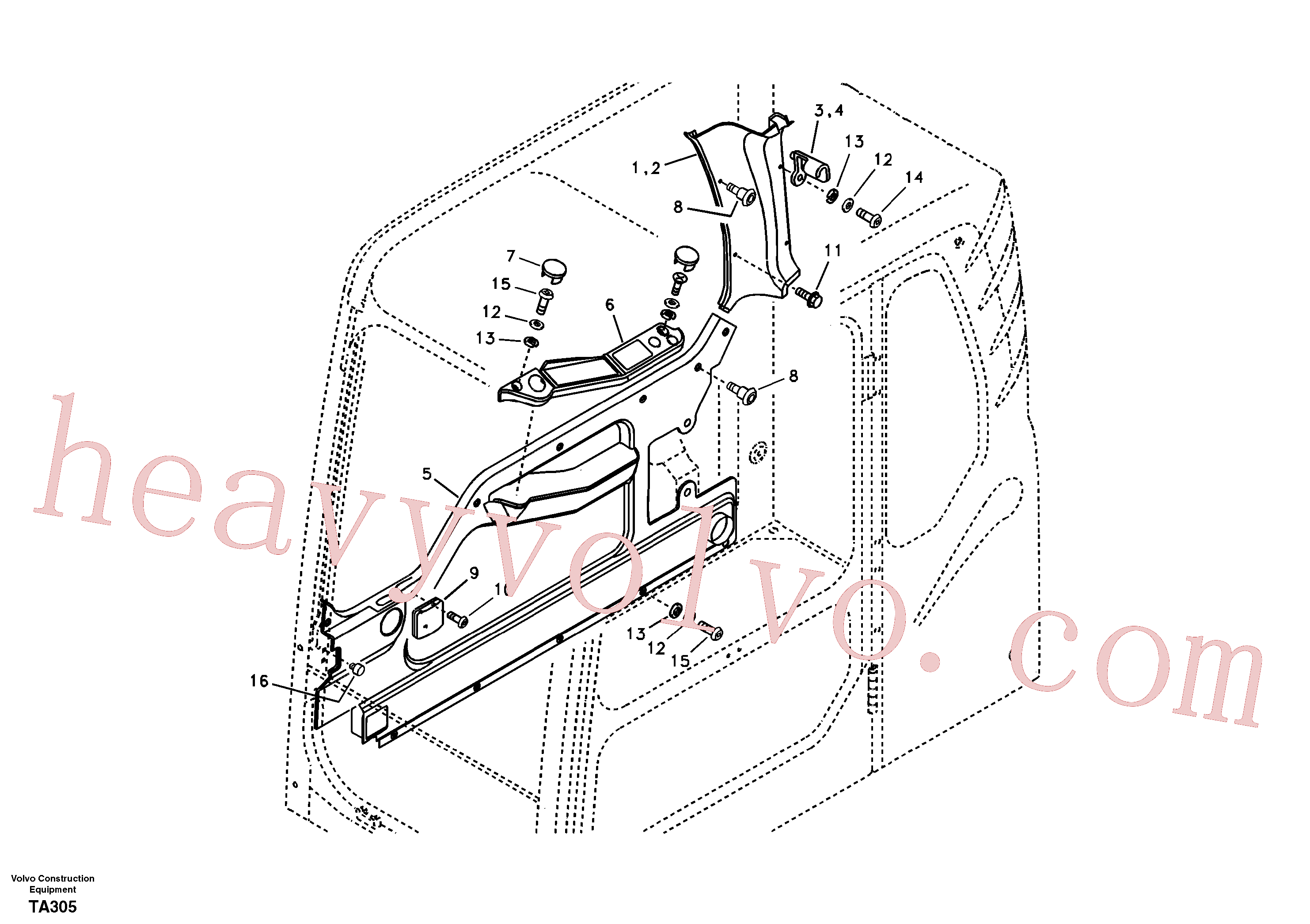 Volvo Assembly SA9011-10503 Six point socket screw for sale